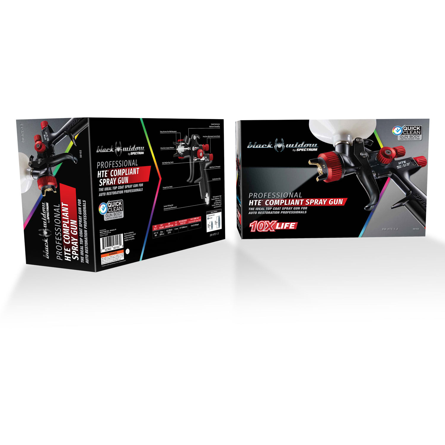 Dave Colquhoun Black Widow Spray Gun Packaging