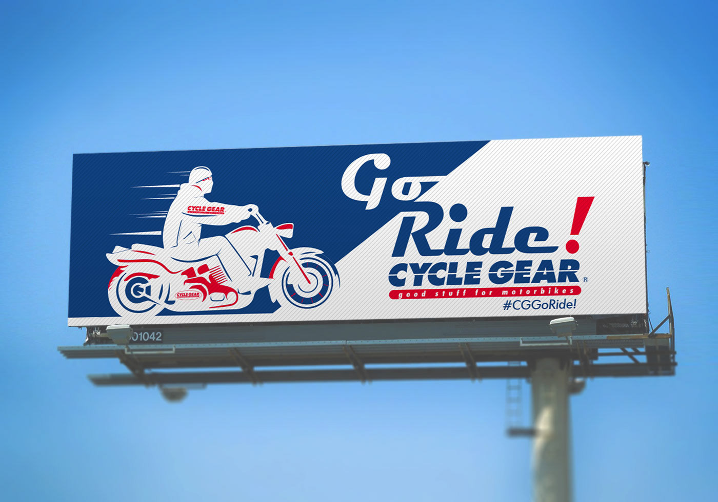 CG Go Ride Large Overhead Billboard