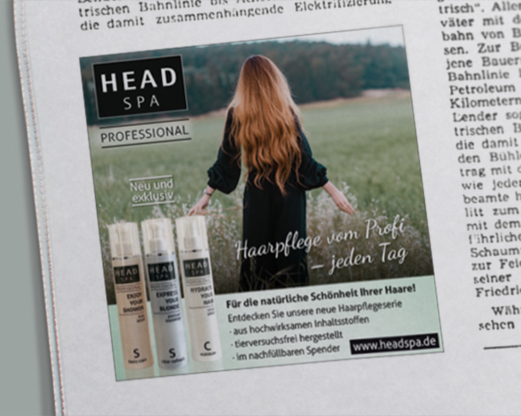 Anzeige für HEAD SPA