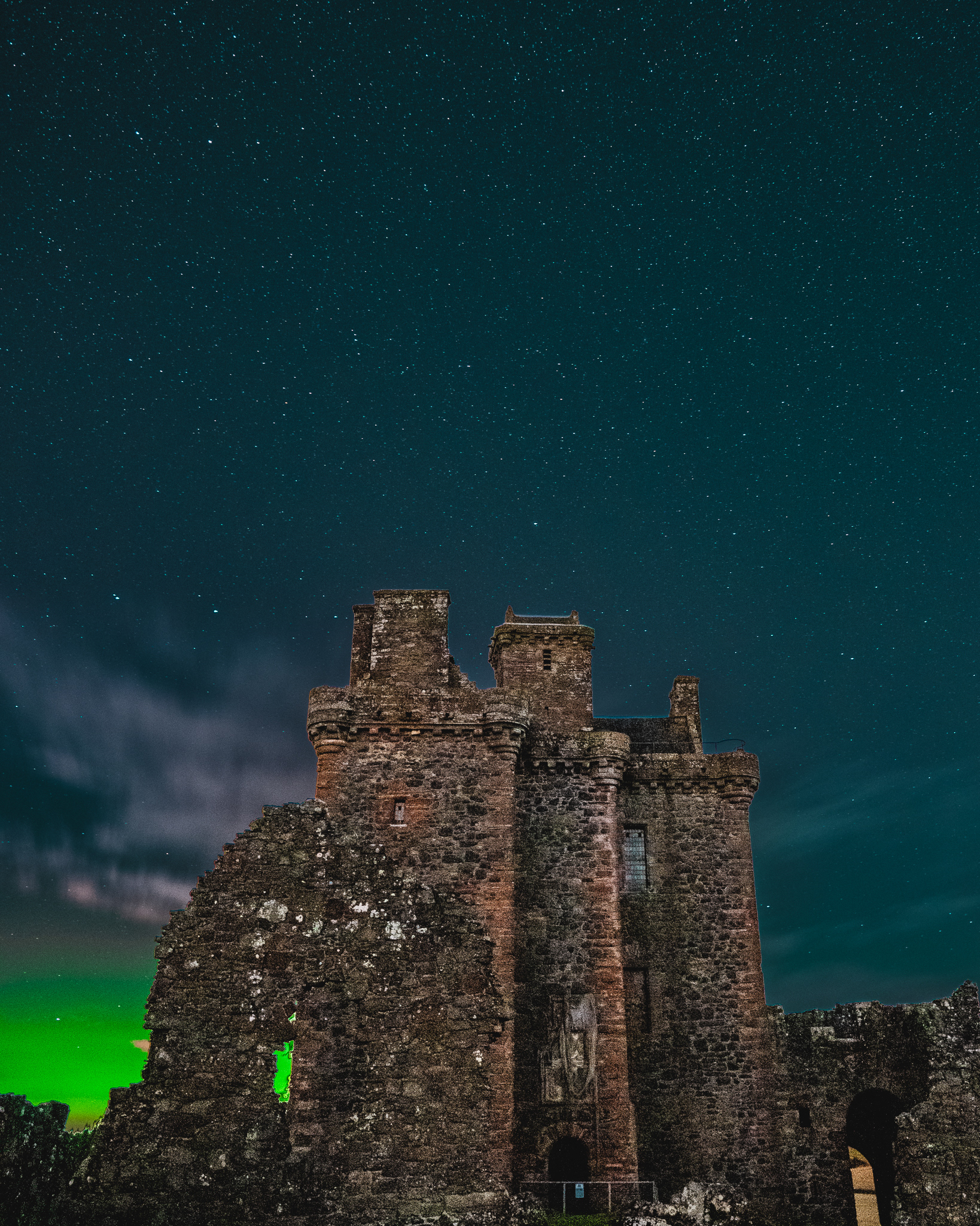Balvaird Castle Aurora
