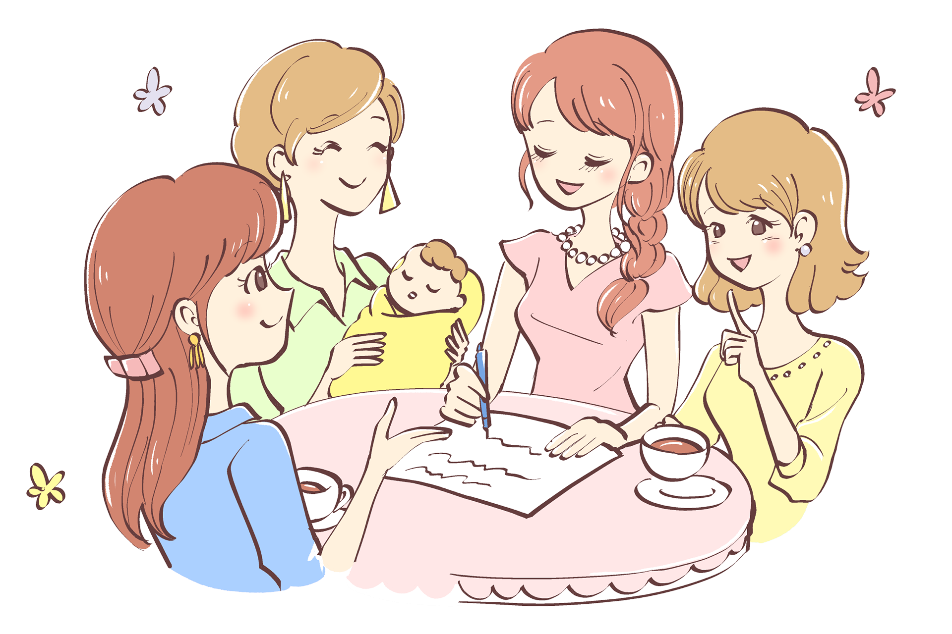 Rie S Works 女性自立塾dream Cafe イラスト Rie S Works 女性自立塾dream Cafe イラスト