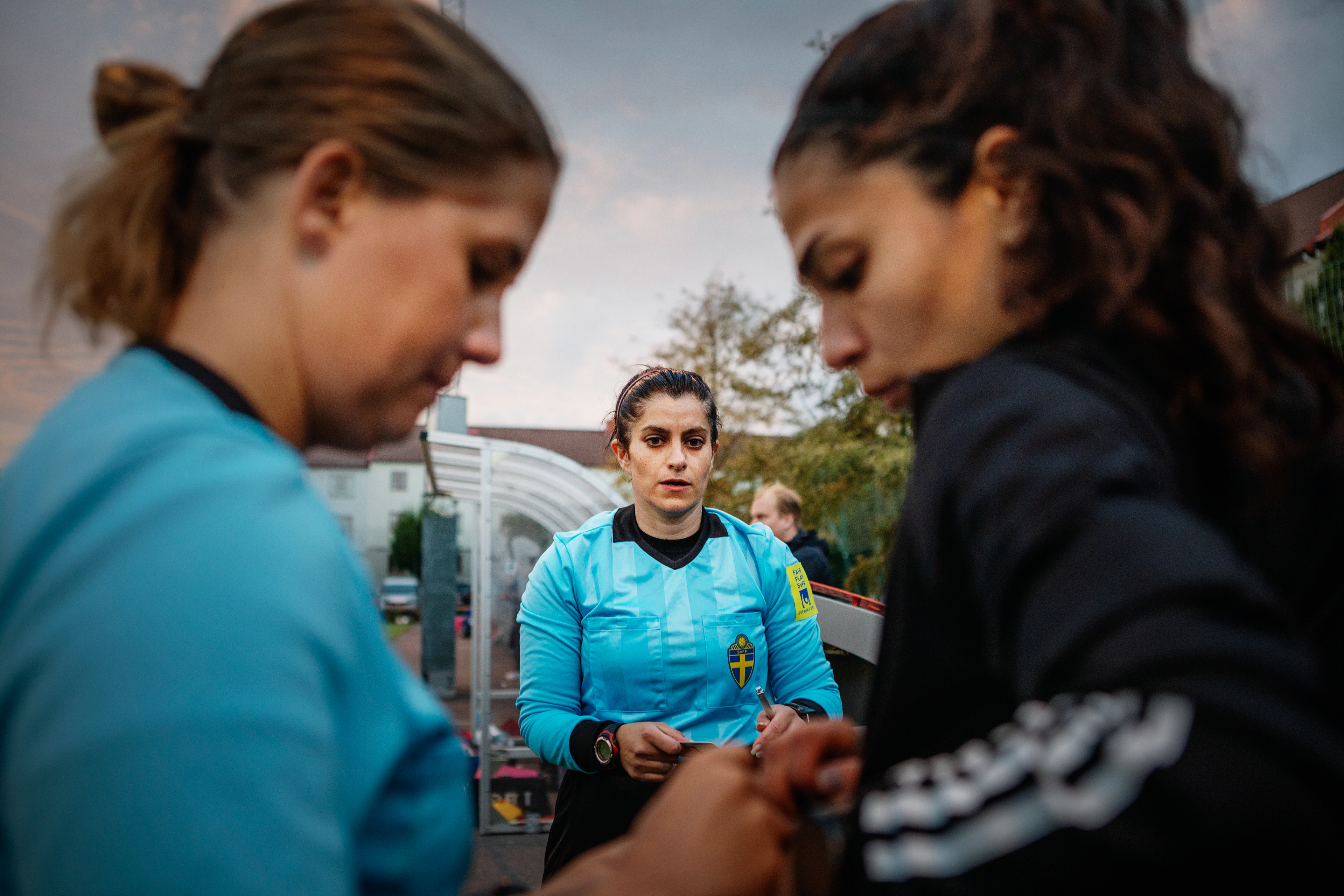 "Varje gång tjejer dömer så är det historia", säger Morvarid Mohammadi.