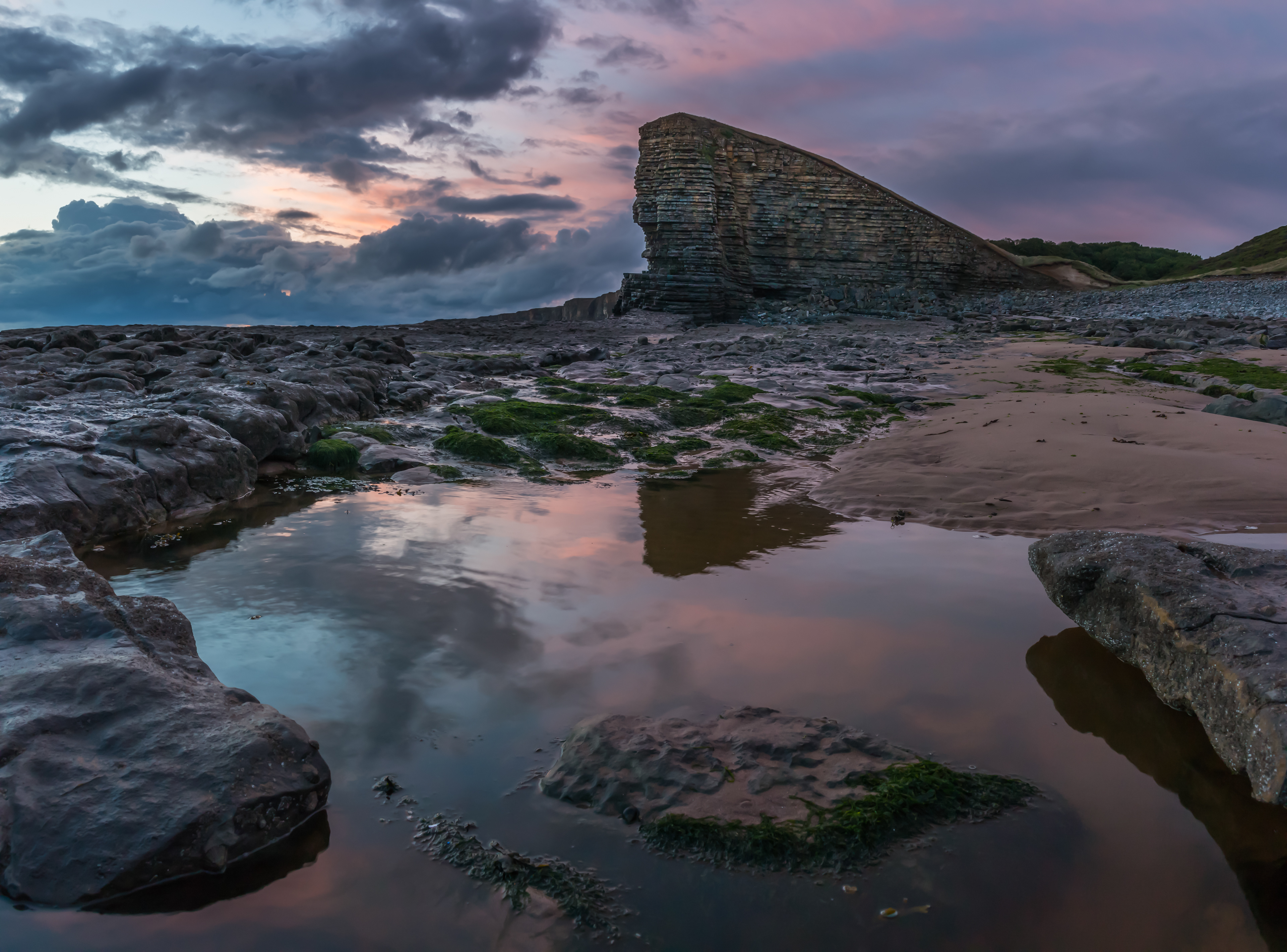Nash Cliff Pool Reflection
