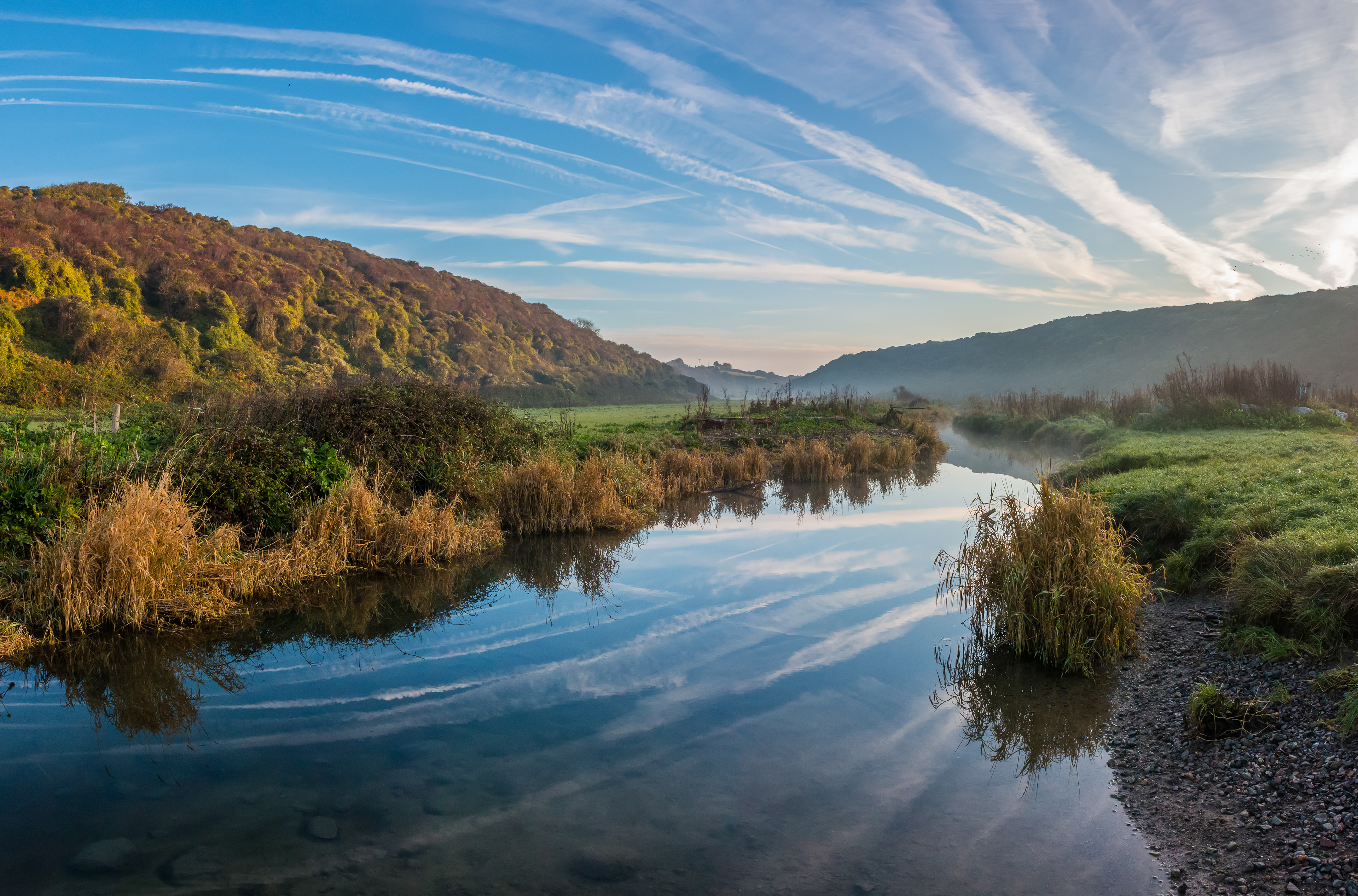 Meadow Sunrise Reflections