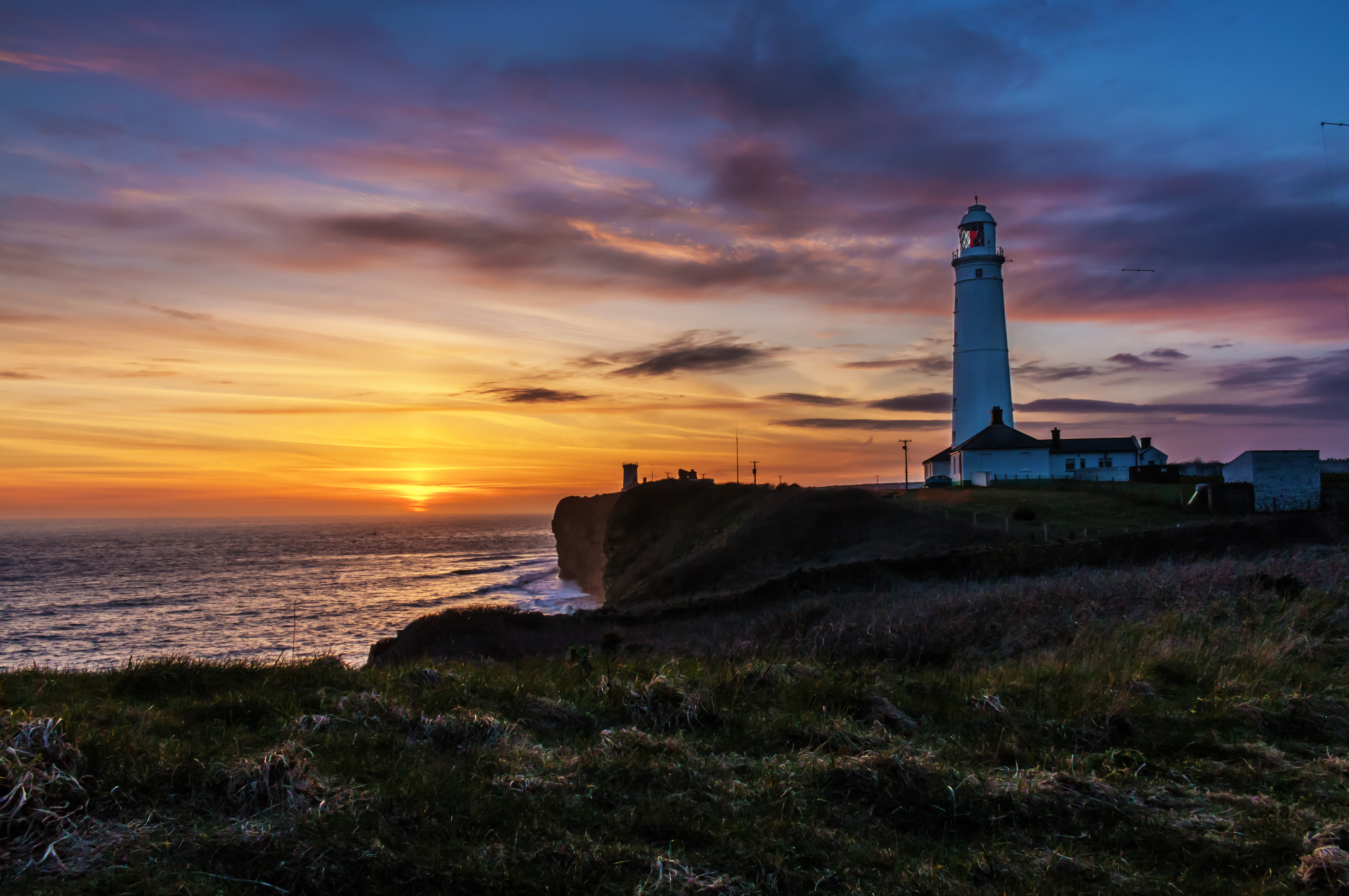 Nash Lighthouse Sunset