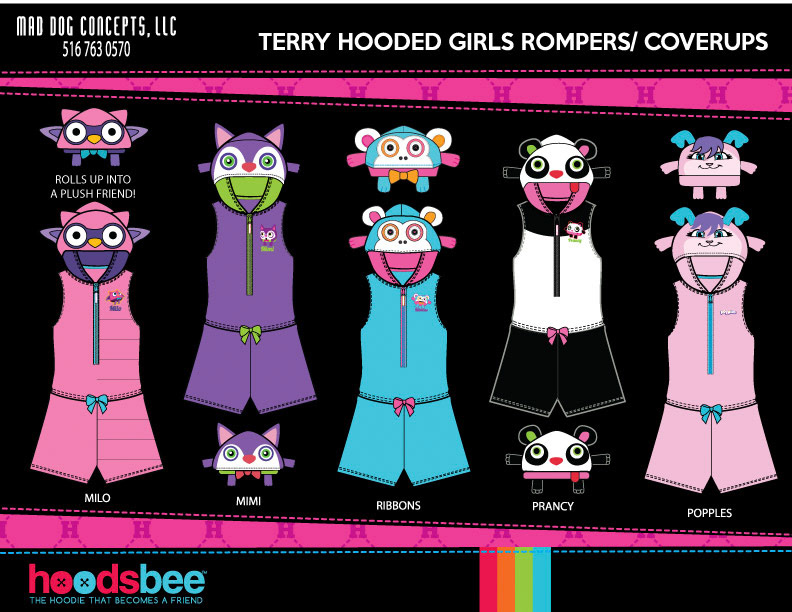 Hoodsbee Rompers