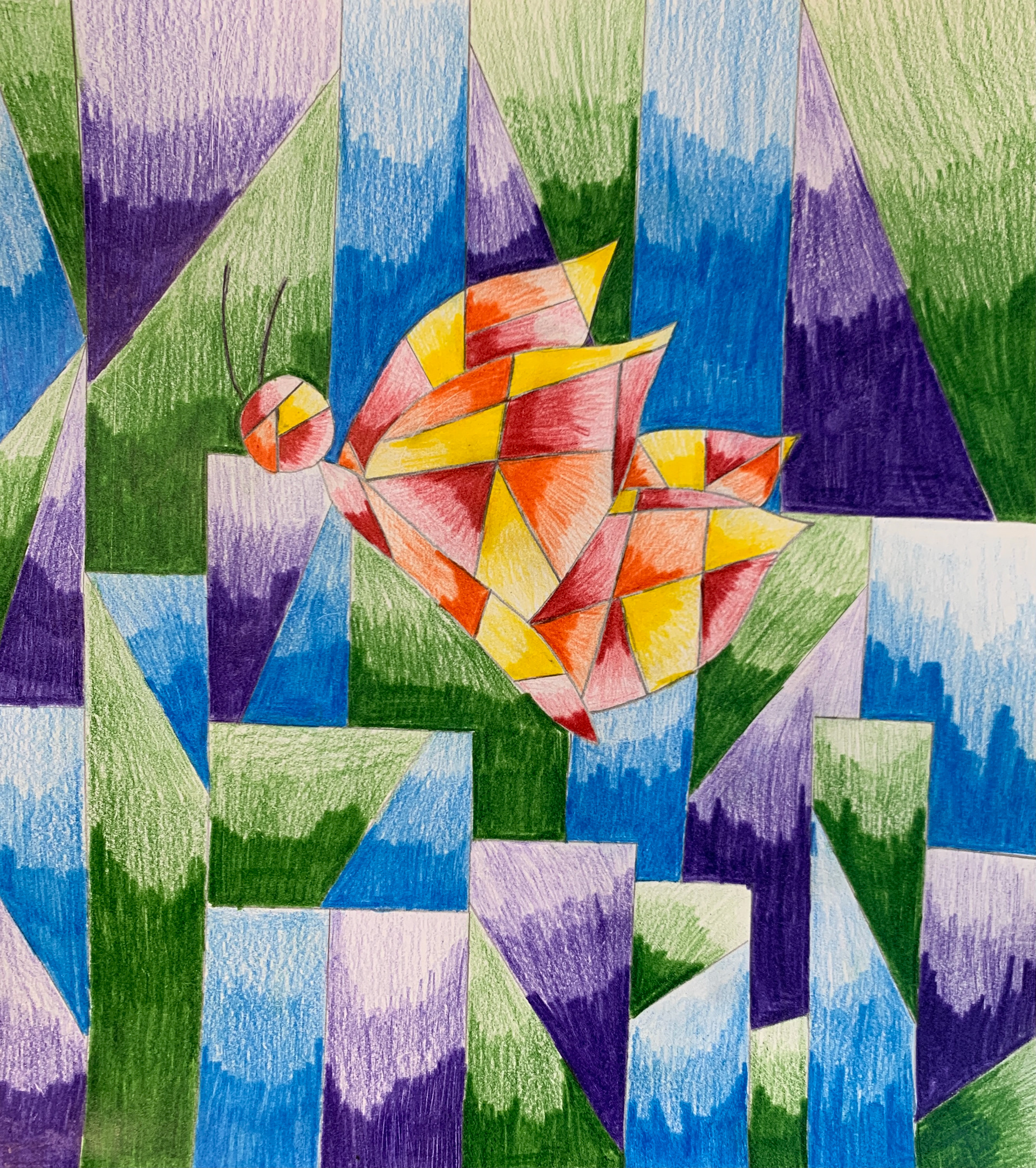 COLOR THEORY GEOMETRIC DESIGN. Grade 5