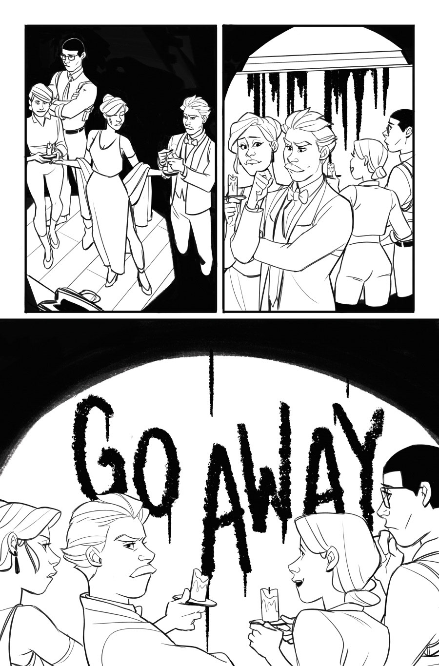 The Thrilling Adventure Hour: Residence Evil - Pencils, Inks (written by Ben Acker & Ben Blacker, BOOM! 2018)