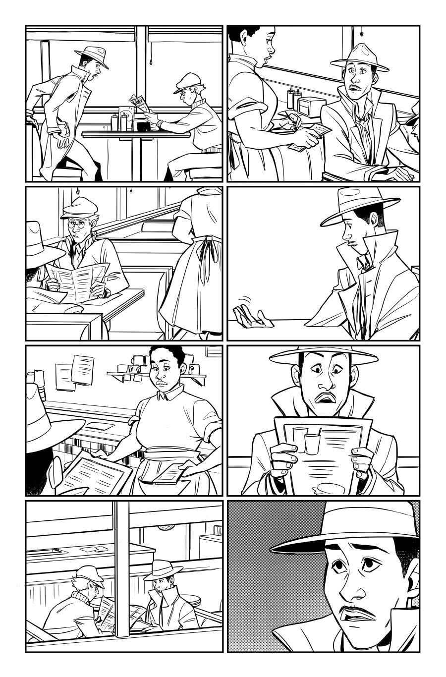 The Thrilling Adventure Hour: Residence Evil - Pencils, Inks (written by Ben Acker & Ben Blacker, BOOM! 2018)