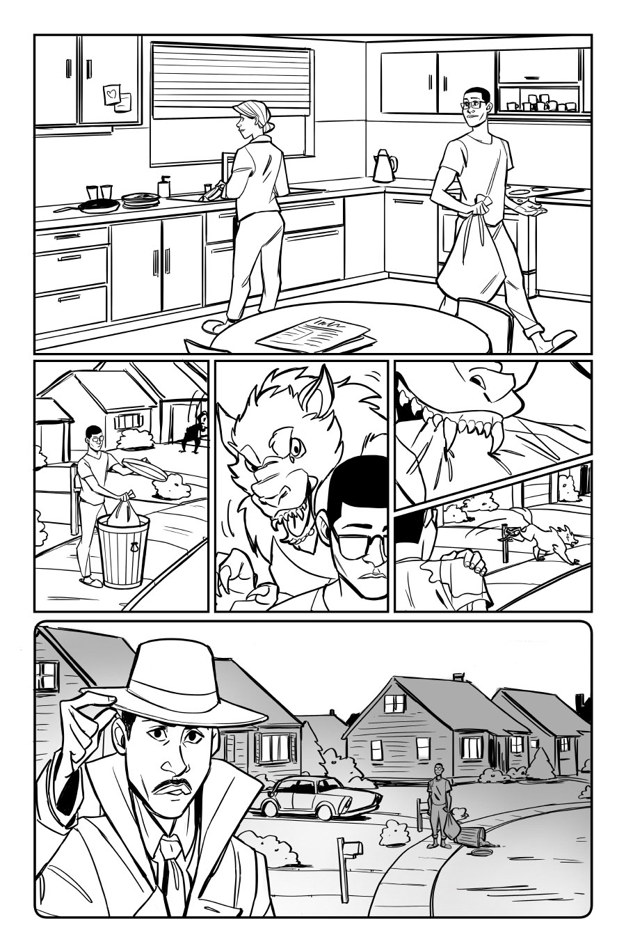The Thrilling Adventure Hour: Residence Evil - Pencils, Inks (written by Ben Acker & Ben Blacker, BOOM! 2018)