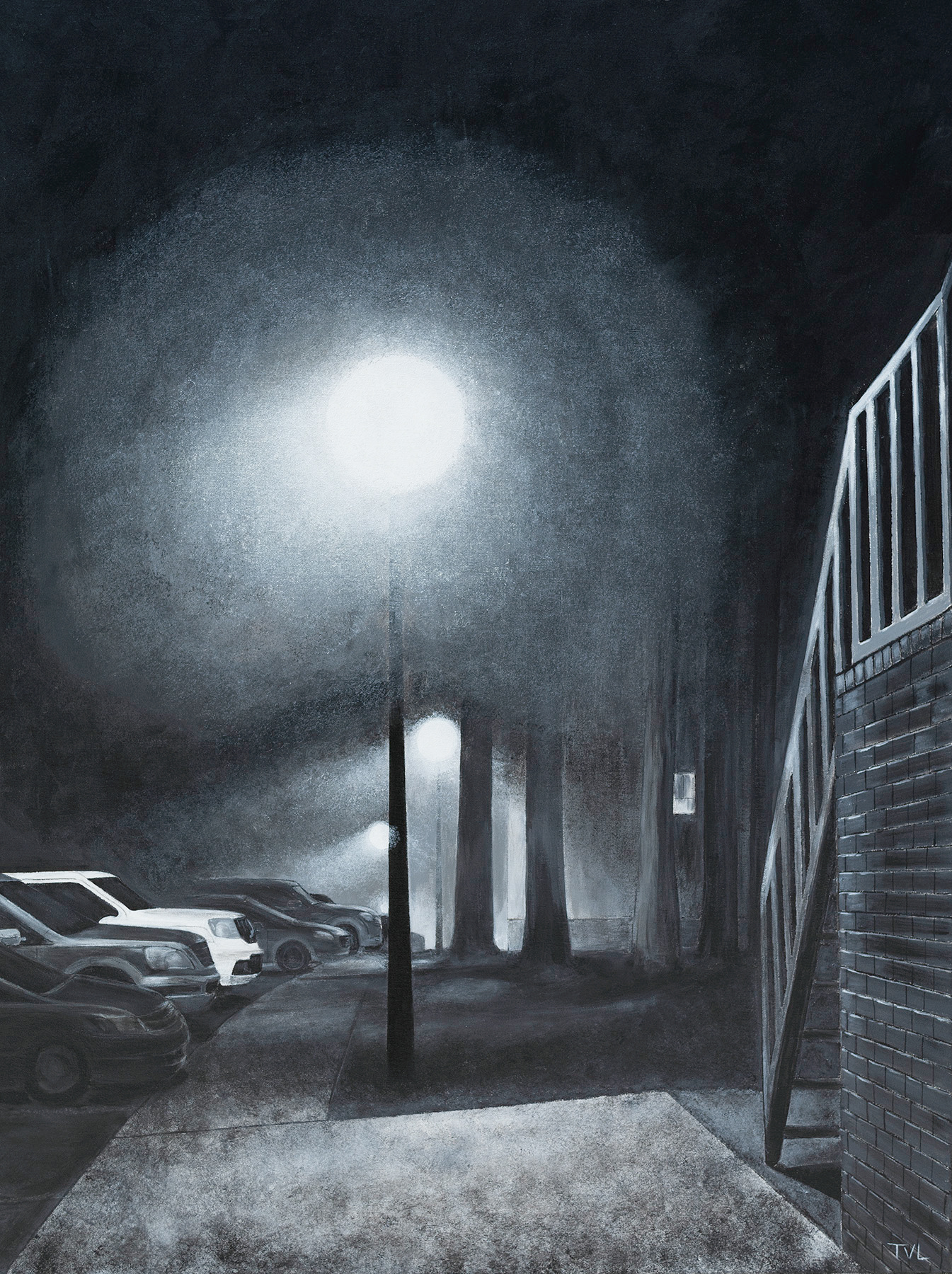 LIGHT IN THE DARK - 30 x 40 Acrylic on Canvas $525