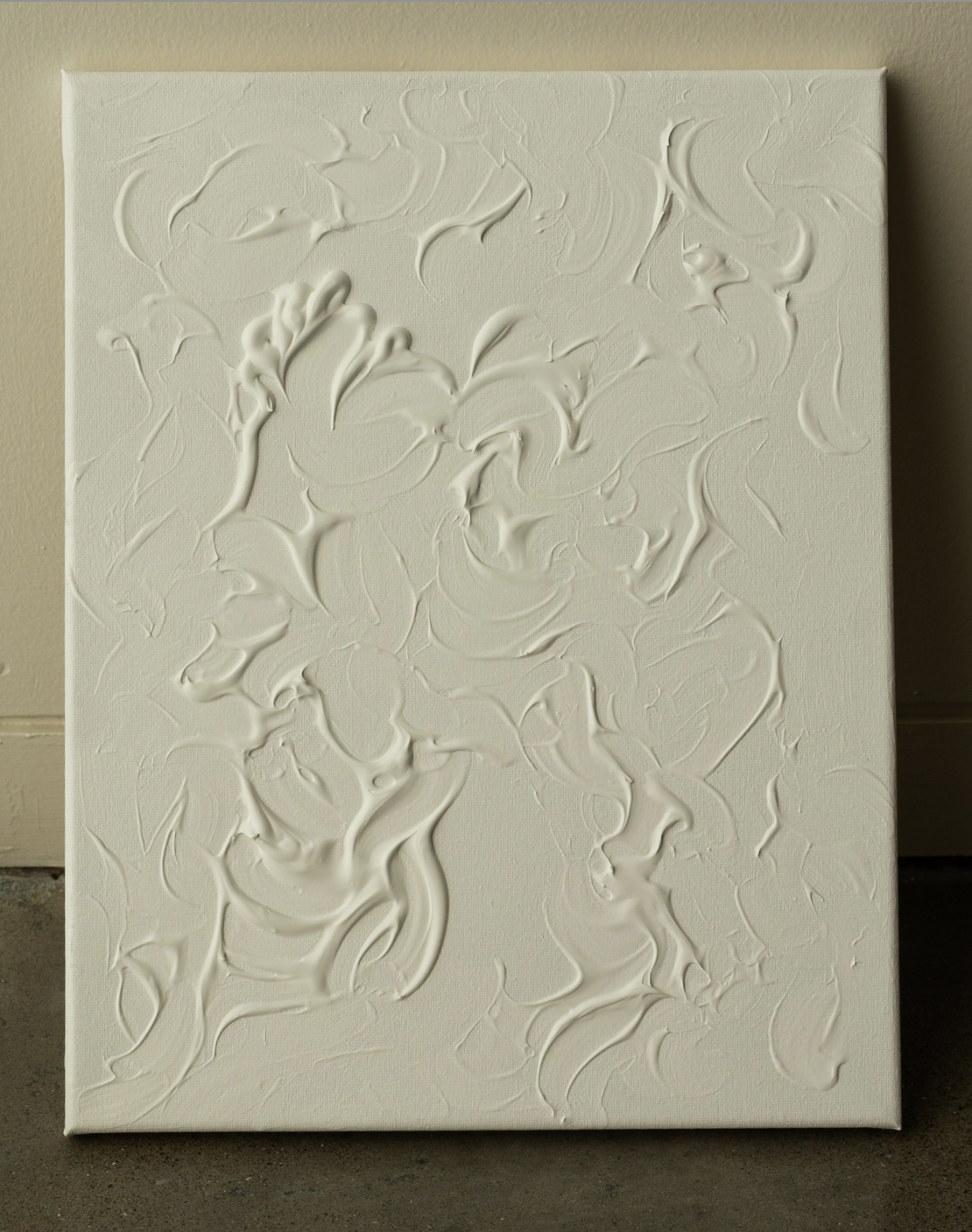 Touchpainting I, 2020, 12 x 16in acrylic on canvas
