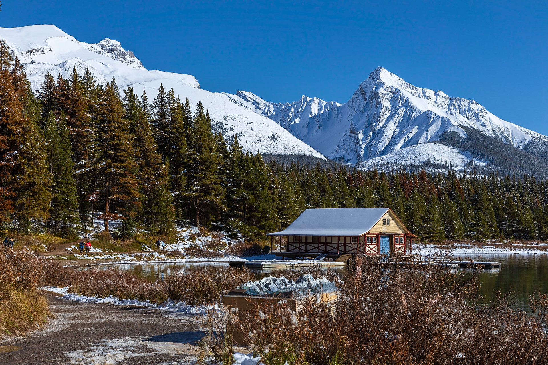 Maligne Lake, Alberta Canada