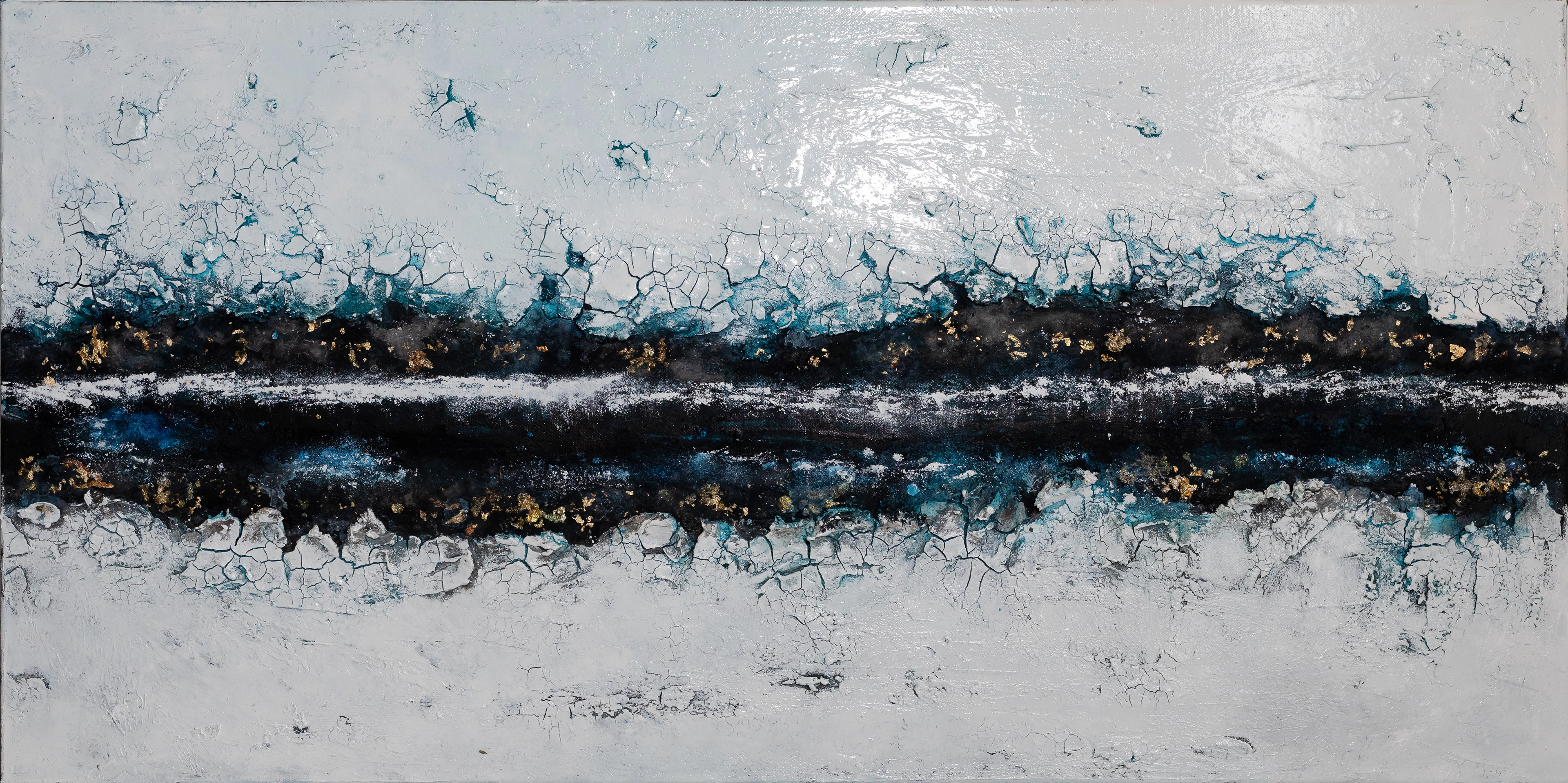 Wachstum II | 80 x 40 cm | Acryl, Mischtechnik auf Leinwand | 2019 | Preis: 650€