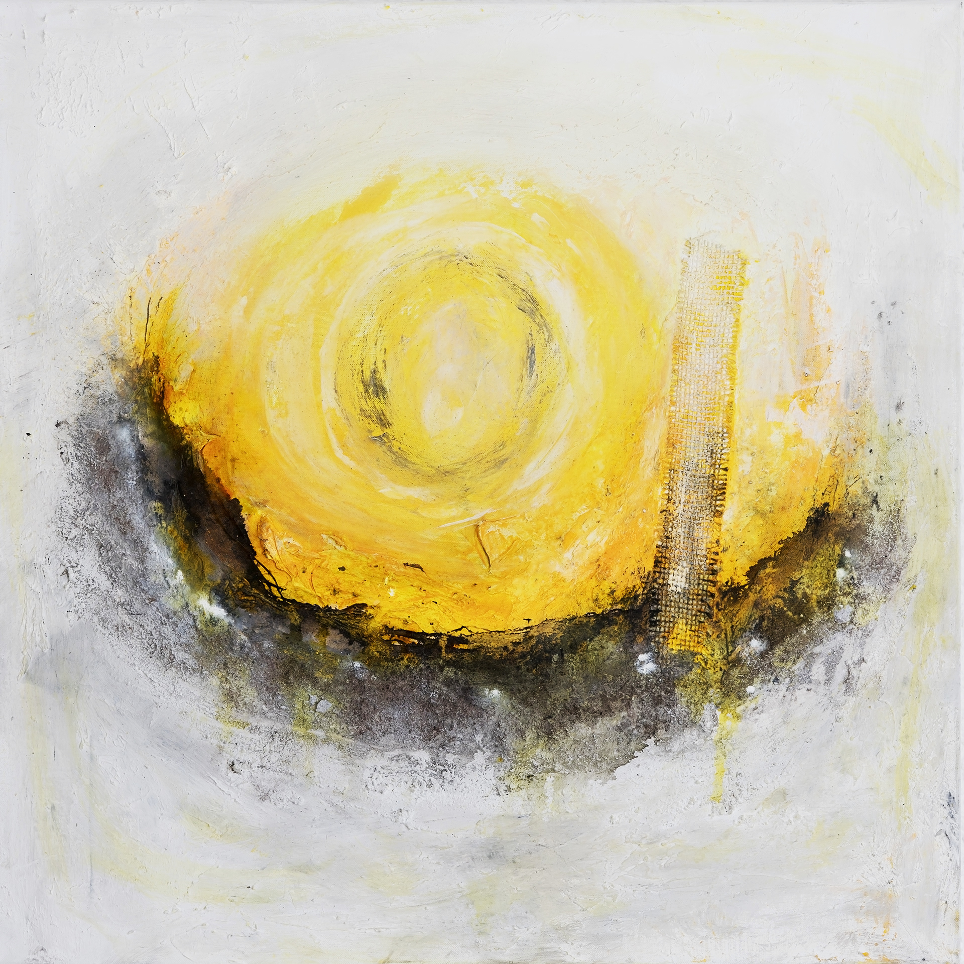 Lebendig II | 70 x 70 cm | Acryl, Mischtechnik auf Leinwand | 2018 Preis: 750€