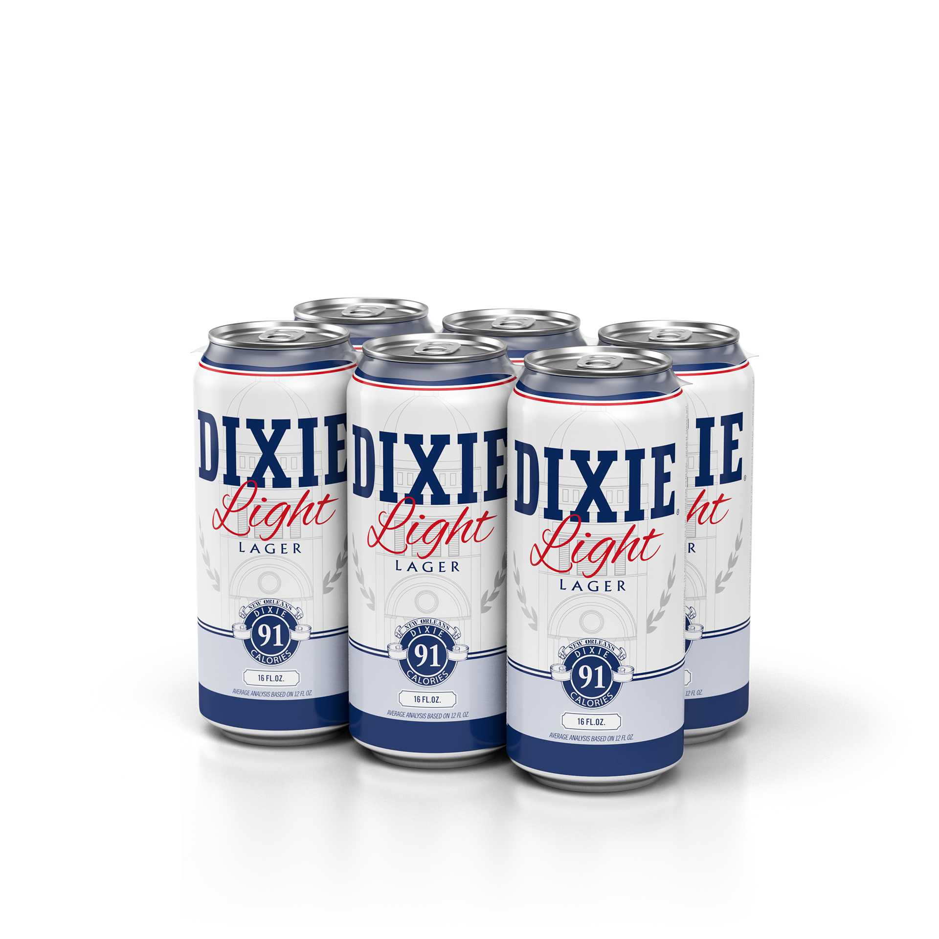 Dixie Light 16 oz. 6pk Cans
