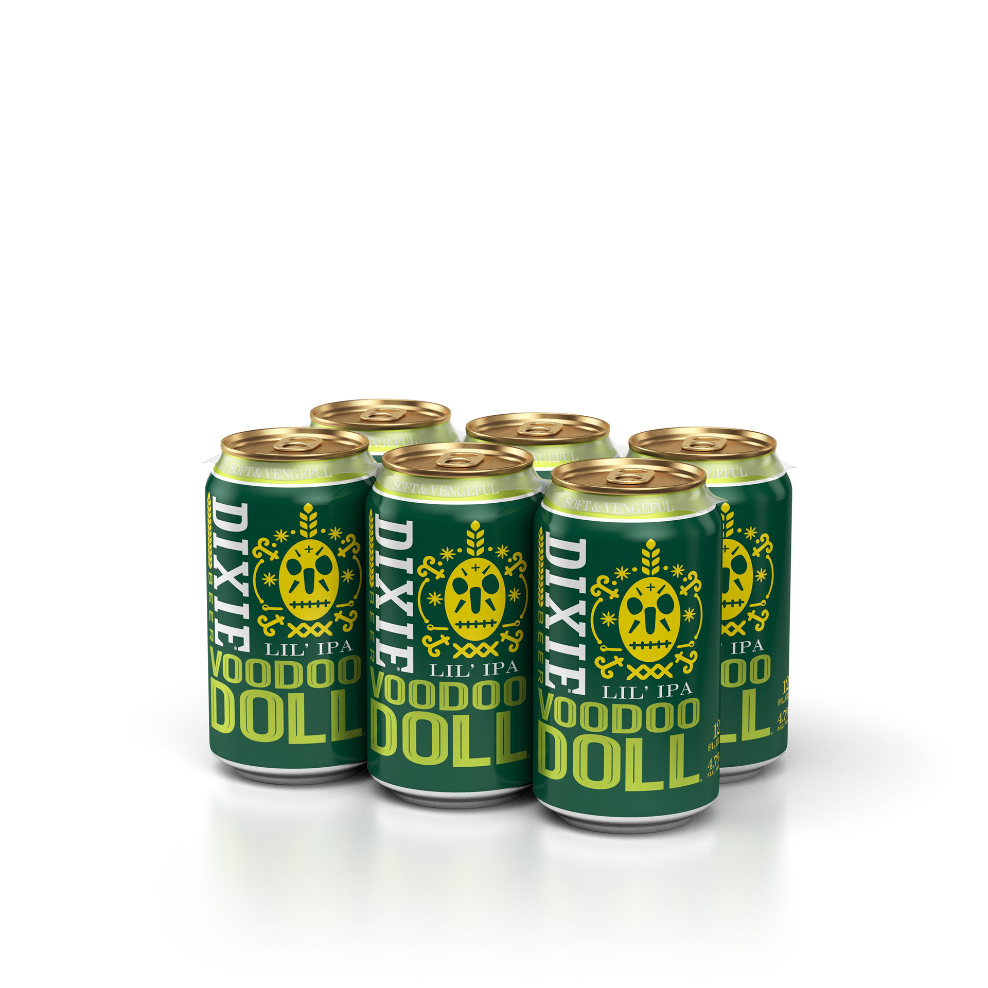 Voodoo Doll 12 oz. 6pk Can Design