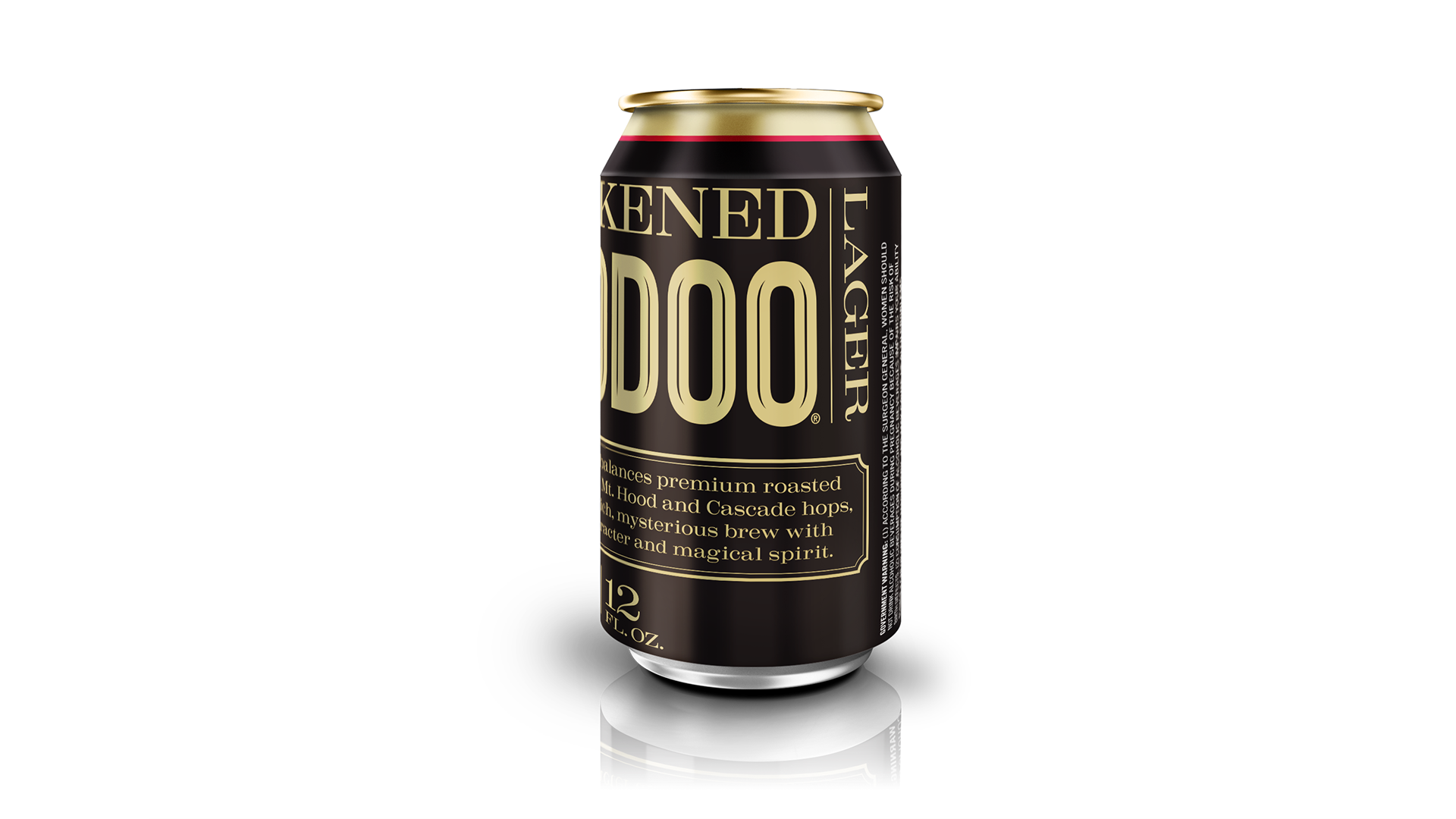 Dixie Blackened Voodoo 12 oz. Can Design
