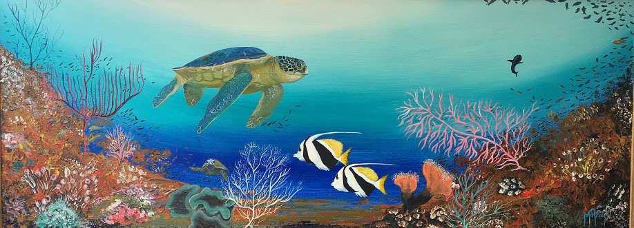 Together in Art - A Community, Expression and Party - Sea Life Paintings