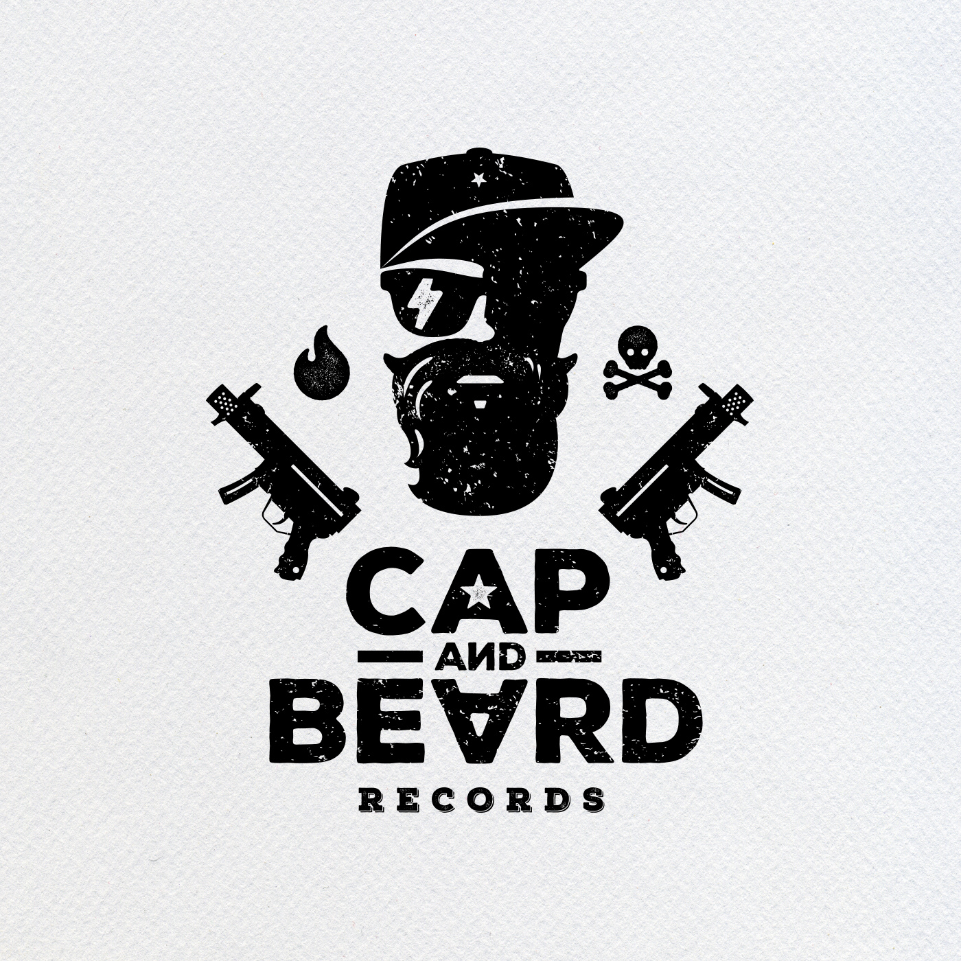 Alexey Zinoviev Graphic Design Cap Beard Logo