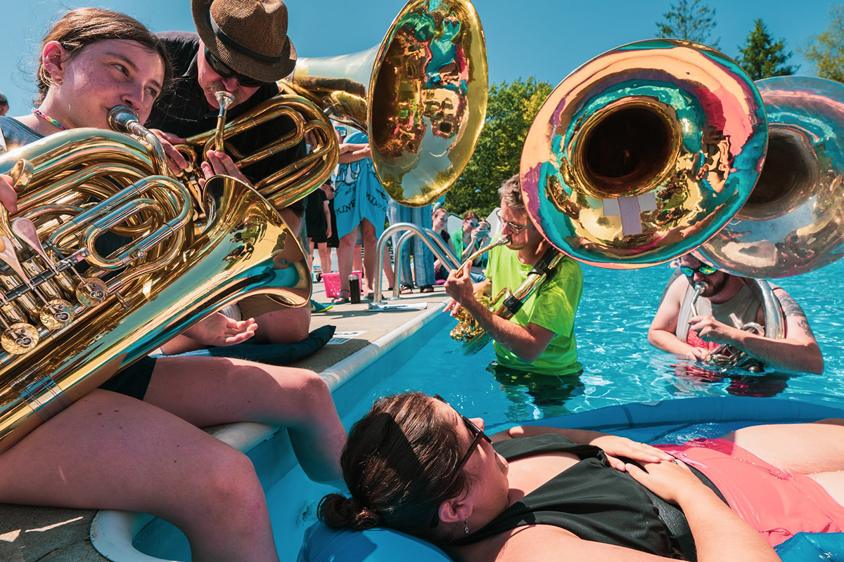 Ernie Williams Tuba Bath