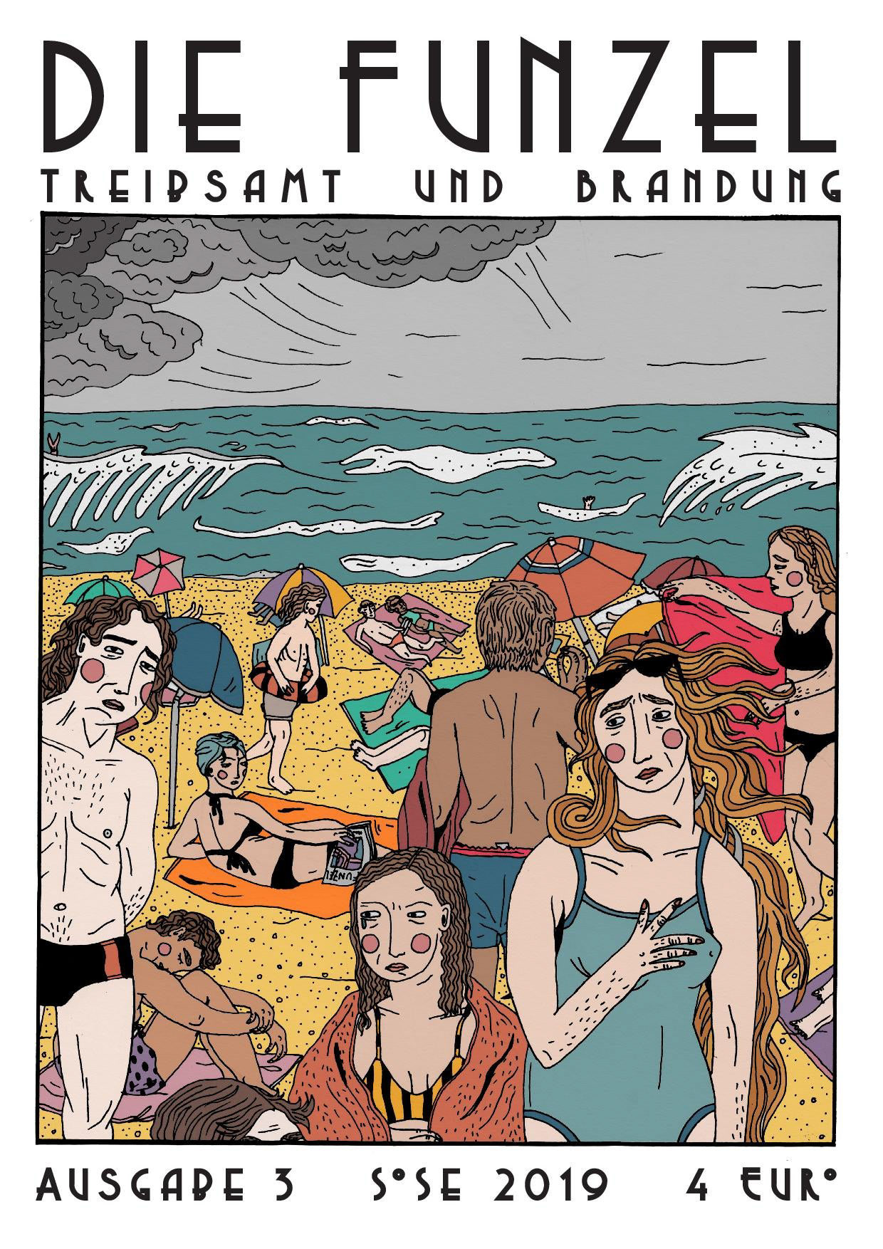 Die Funzel, cover illustration and graphic design, 2019