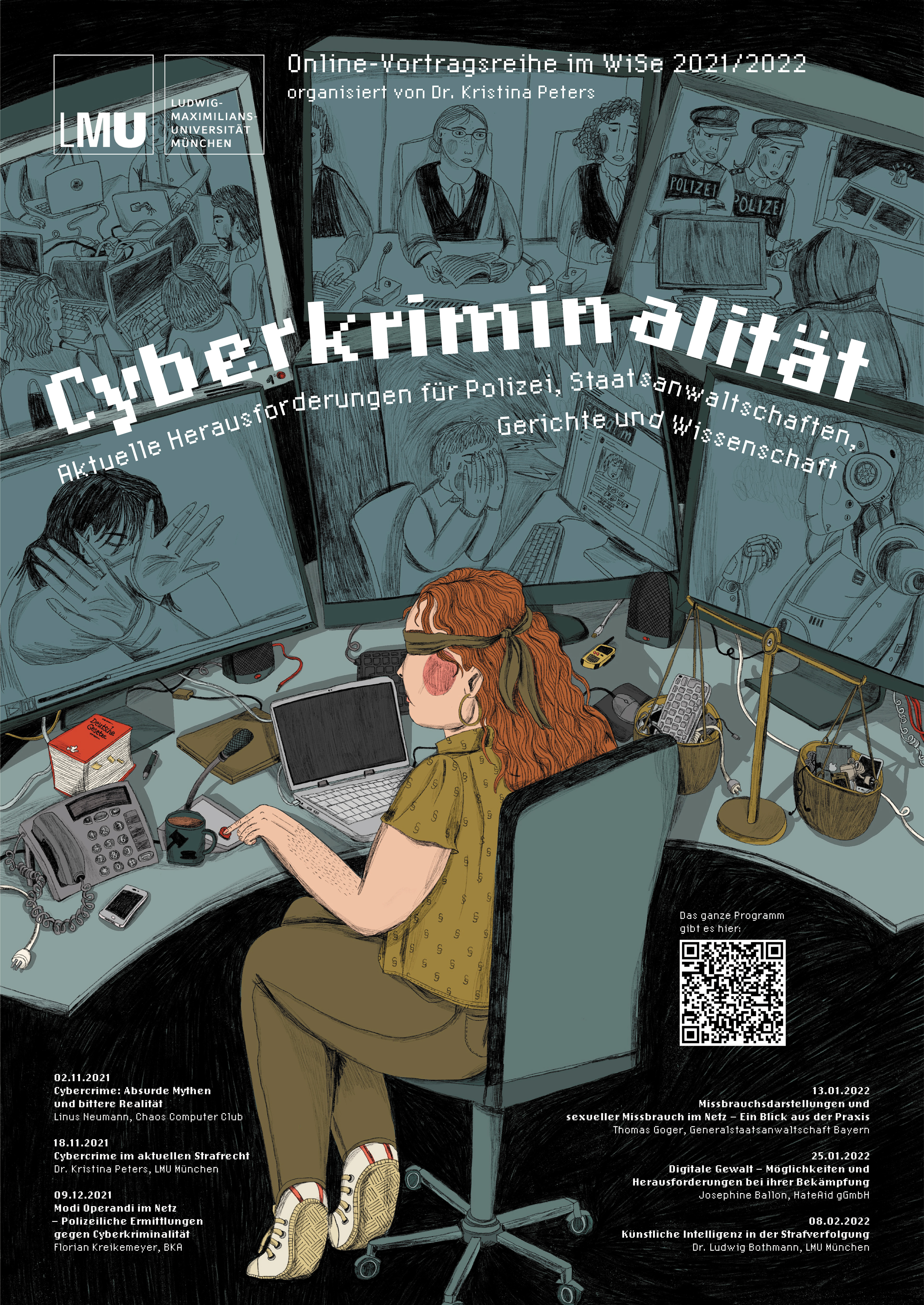 Cyberkriminalität, poster, autumn 2021