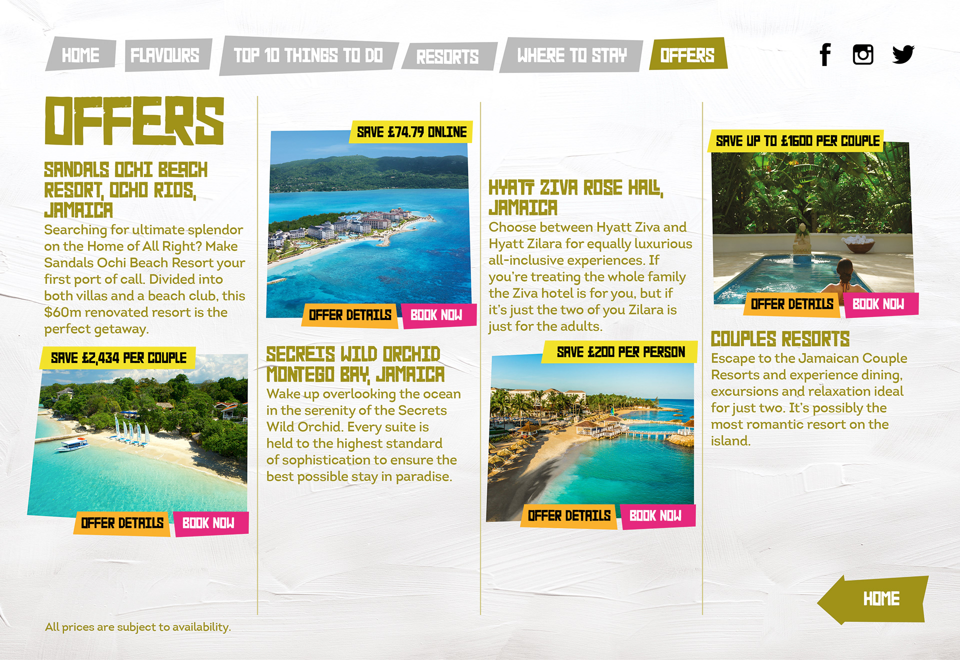 Threedotsperinch - Jamaica Tourism Board Digital Brochure