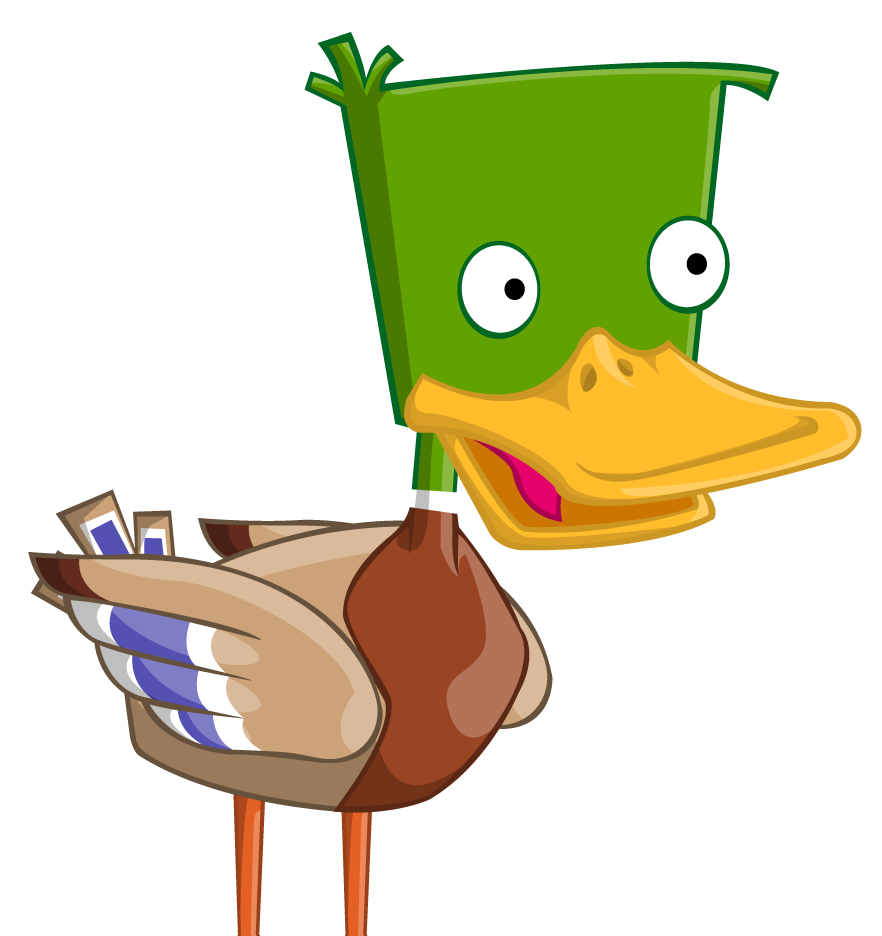 In previous games by the producers of the game, they represented the animals as a dog, cat, and a rabbit. We wanted to do something different and created Webber. I mean... who DOESN'T want to play a board game against a duck?