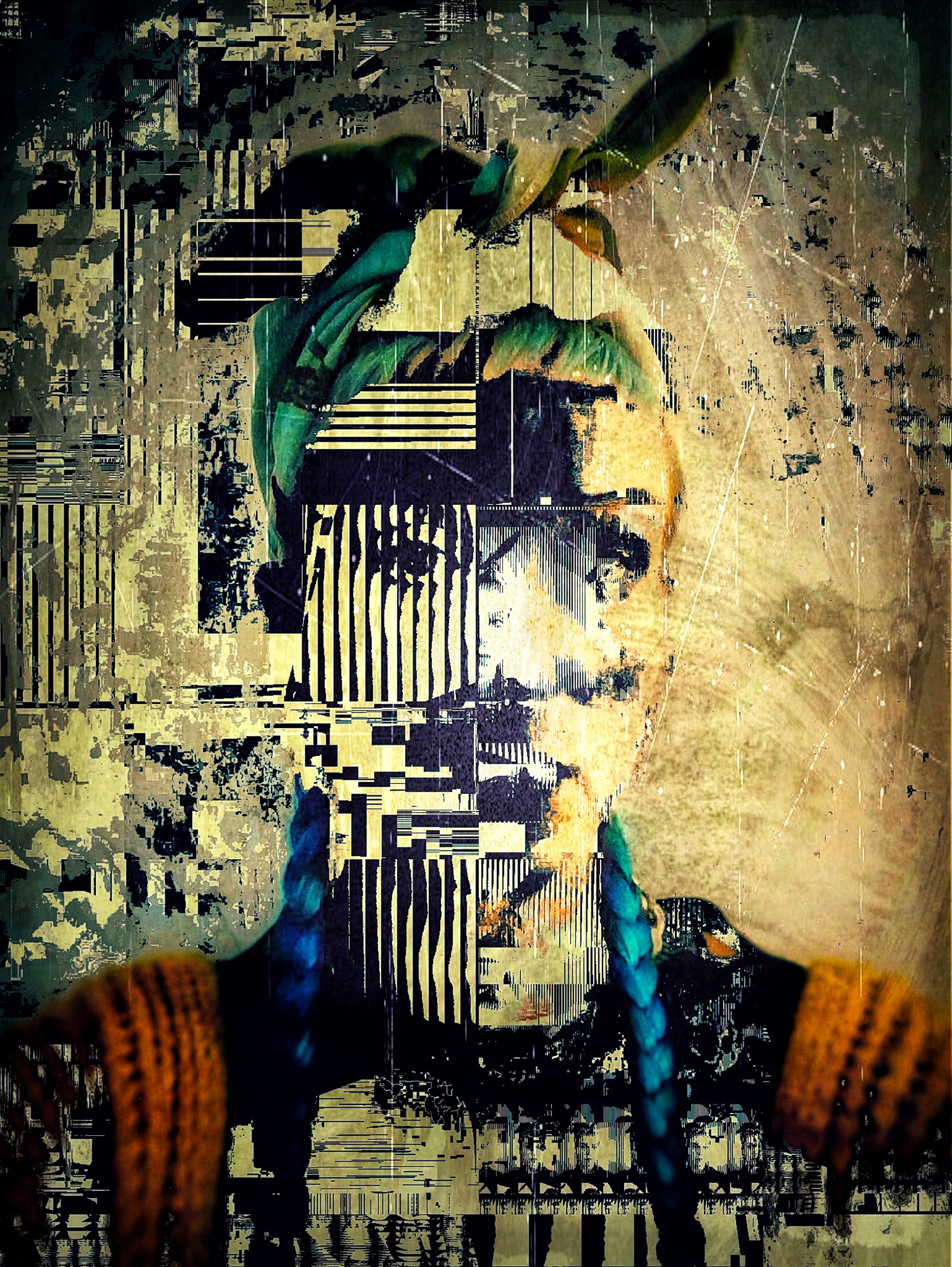 'Subverted Selfies' for the 'Glitch Series'