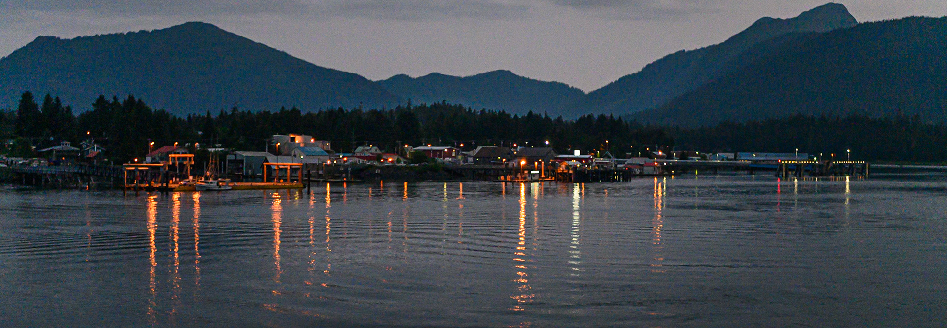 Evening waterfront, Petersburg, Alaska