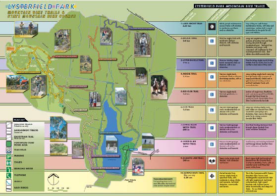 Lysterfield Lake Map Pdf Imran Zainal - Parks Victoria - Lysterfield Park