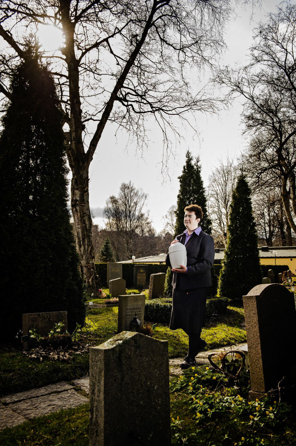 Marie is a funeral director working at Solna Cemetery.