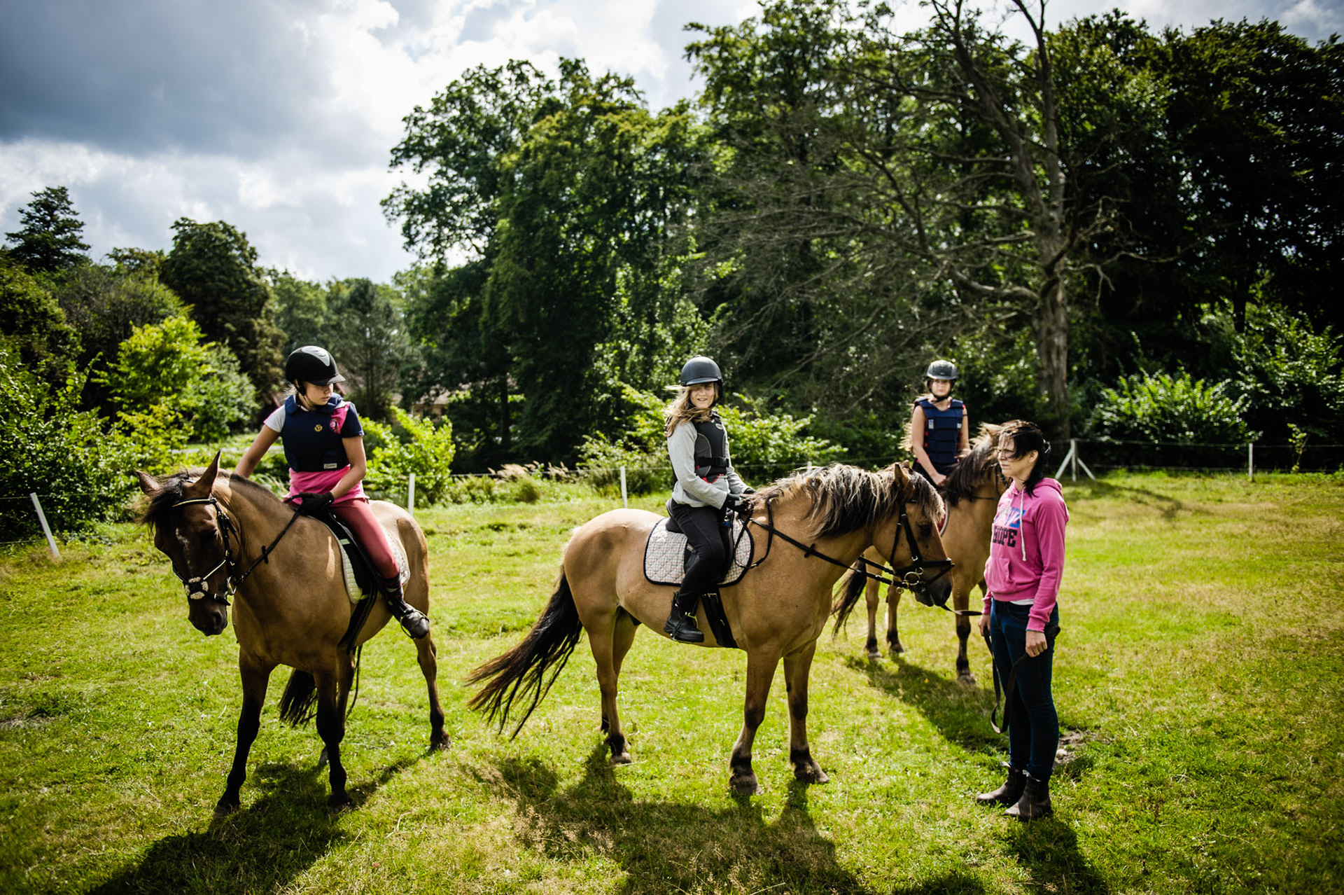 Summer riding camp for kids with OCD.