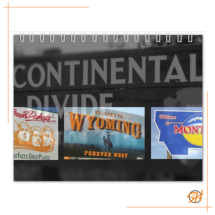 cover image for souvenir calendar layout