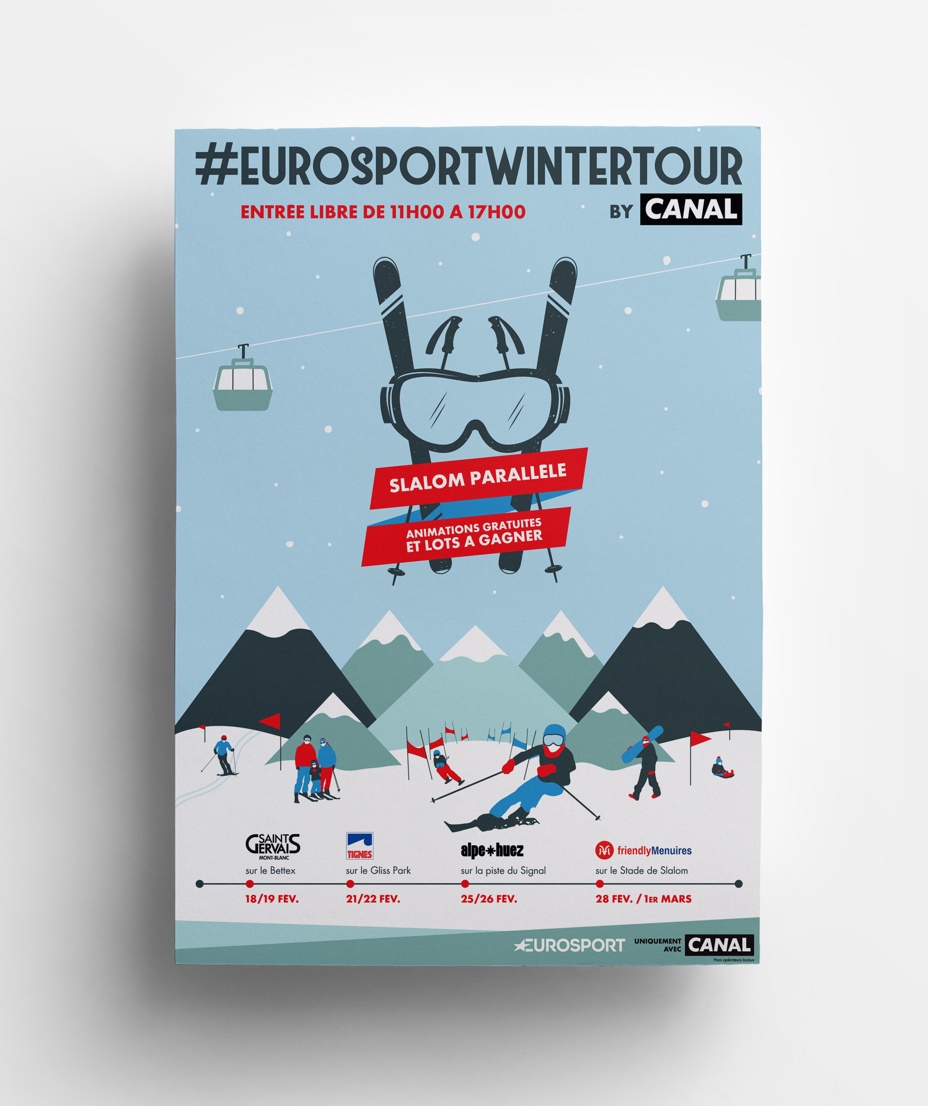 Affiche Eurosport Winter Tour 2019