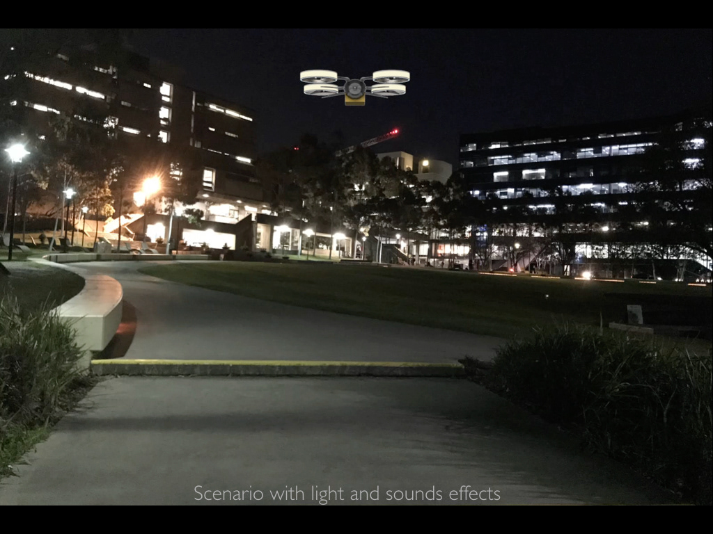 Animation scenario B (Light and sound effects)