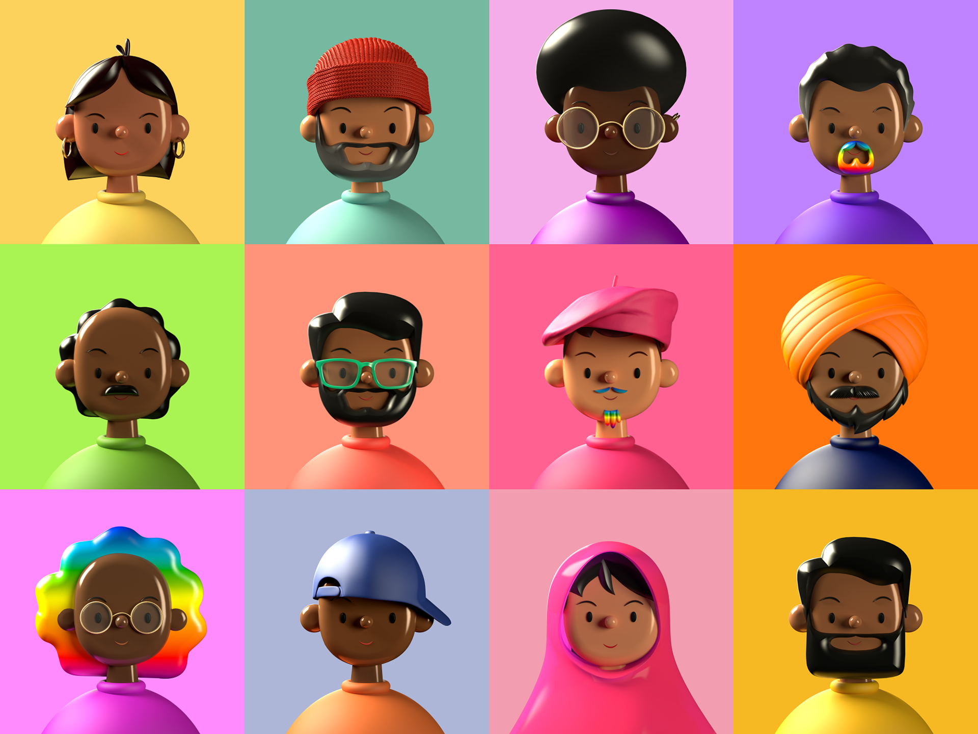 VIP] PEEPS 3D Avatar-Maker Library - Designers Community