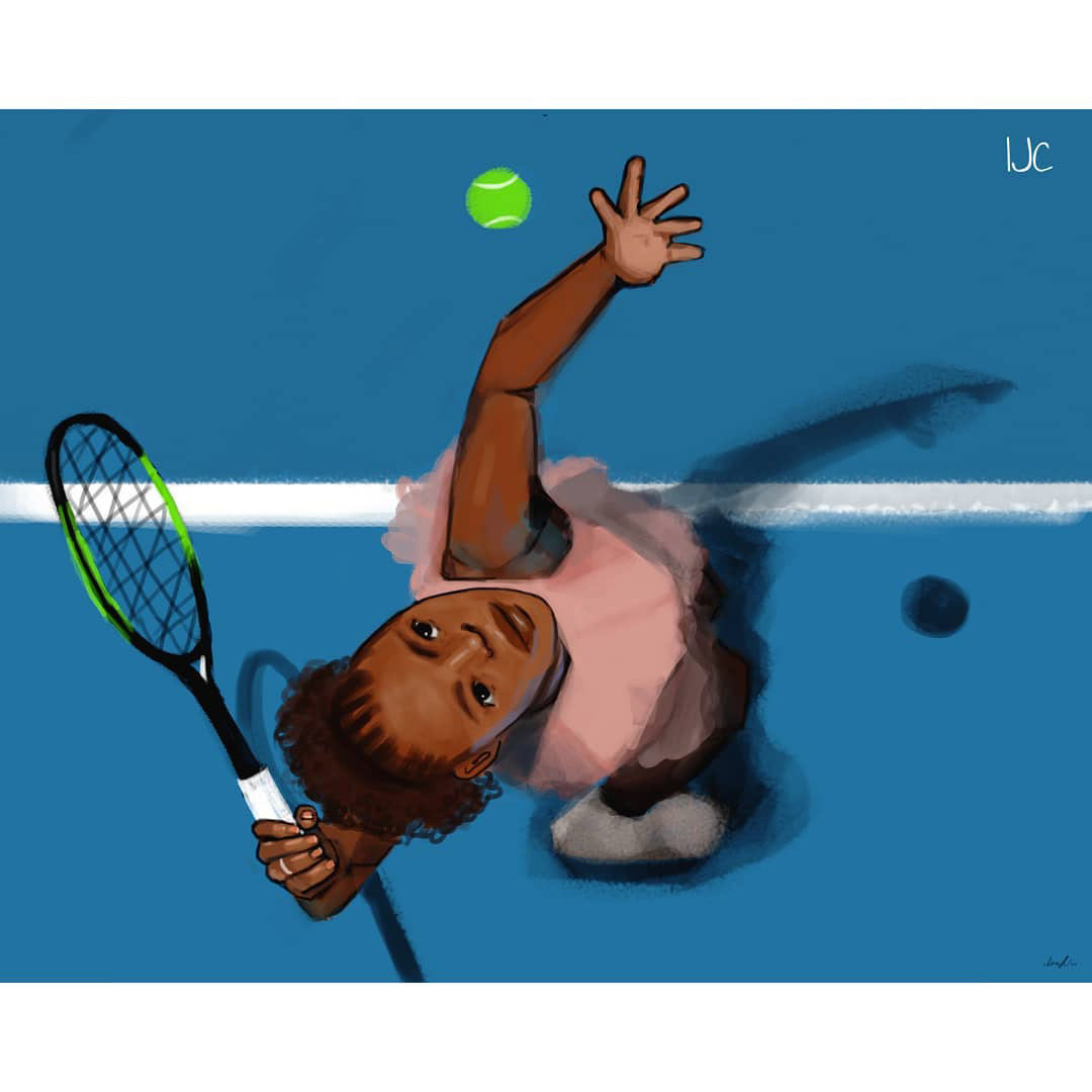 Paying homage to one of the best tennis players in history, Serena Williams.