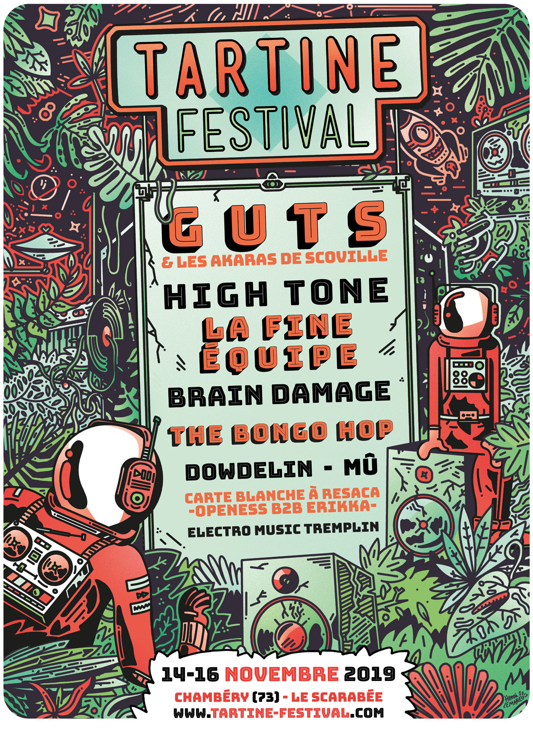 Tartine festival 2019 - illustration + graphisme