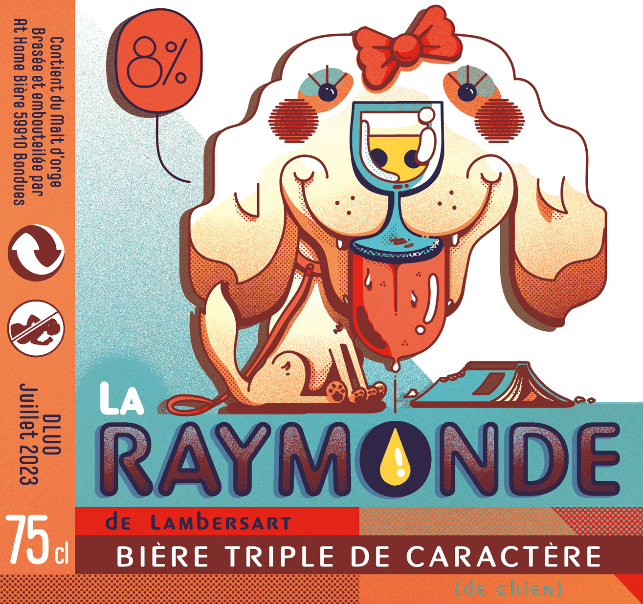 étiquette de bière