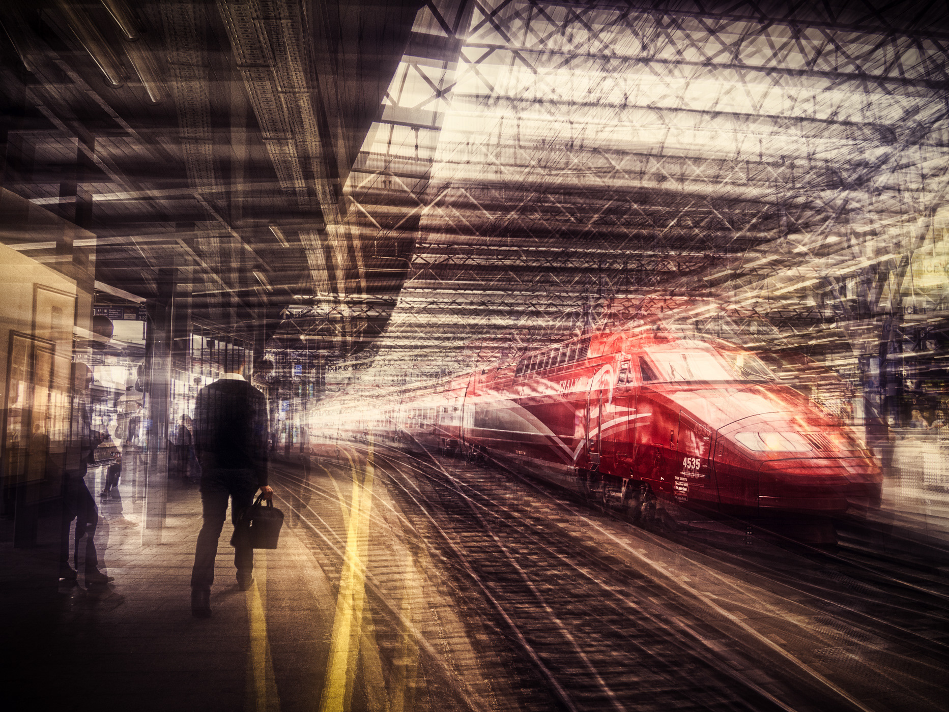 "high speed train" - limited edition of 8