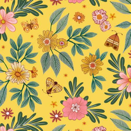 COTTAGE DAISIES | YELLOW | SG2020-01Y