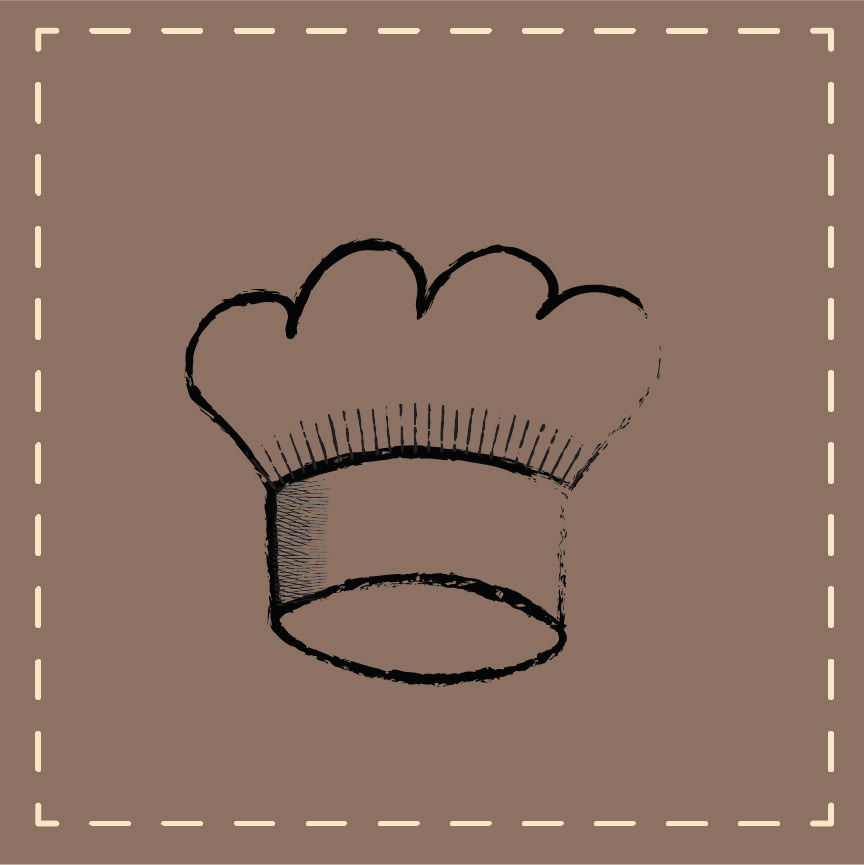 Flat Design-Brown Hat