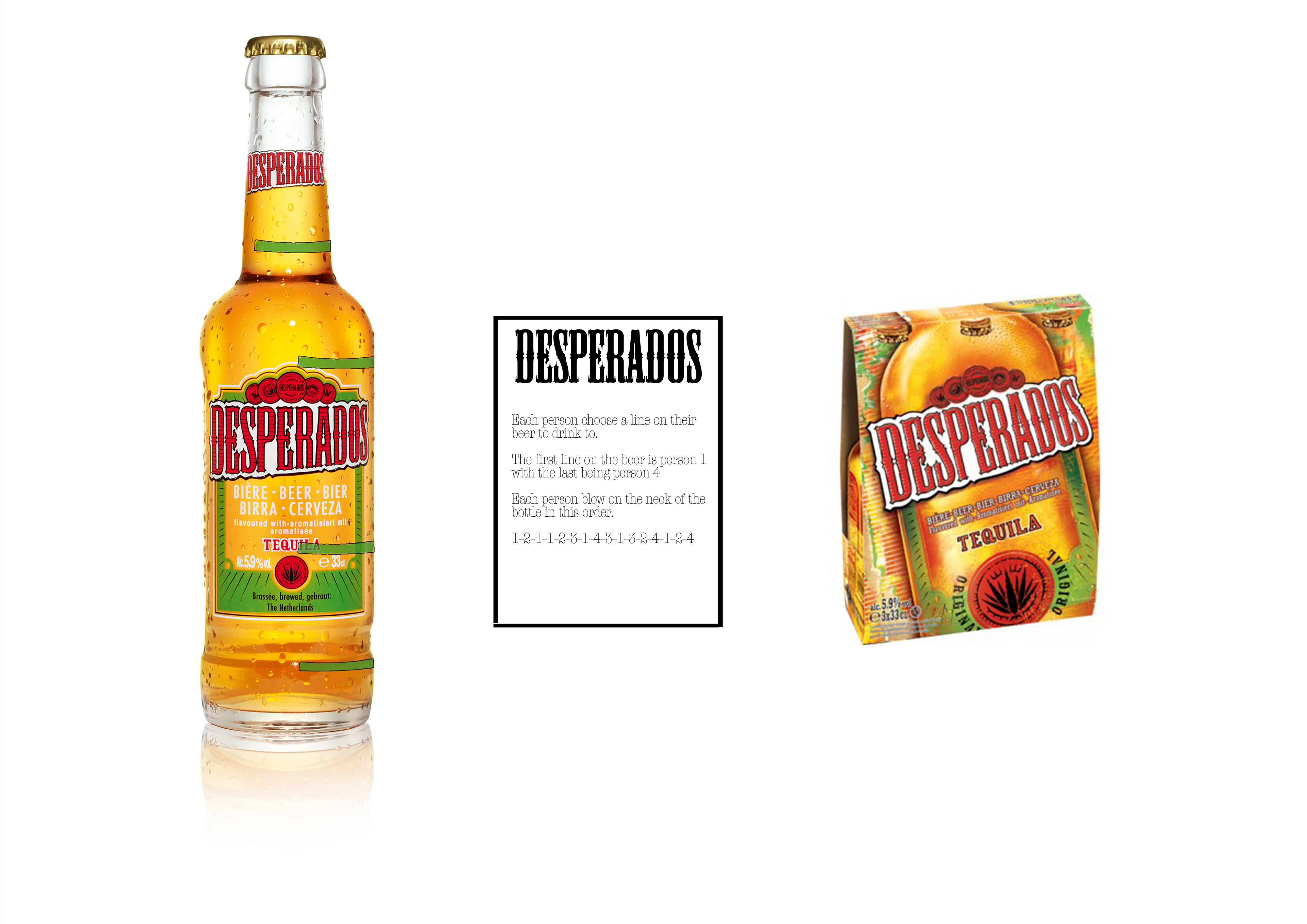The is a desperados 4 pack redesign