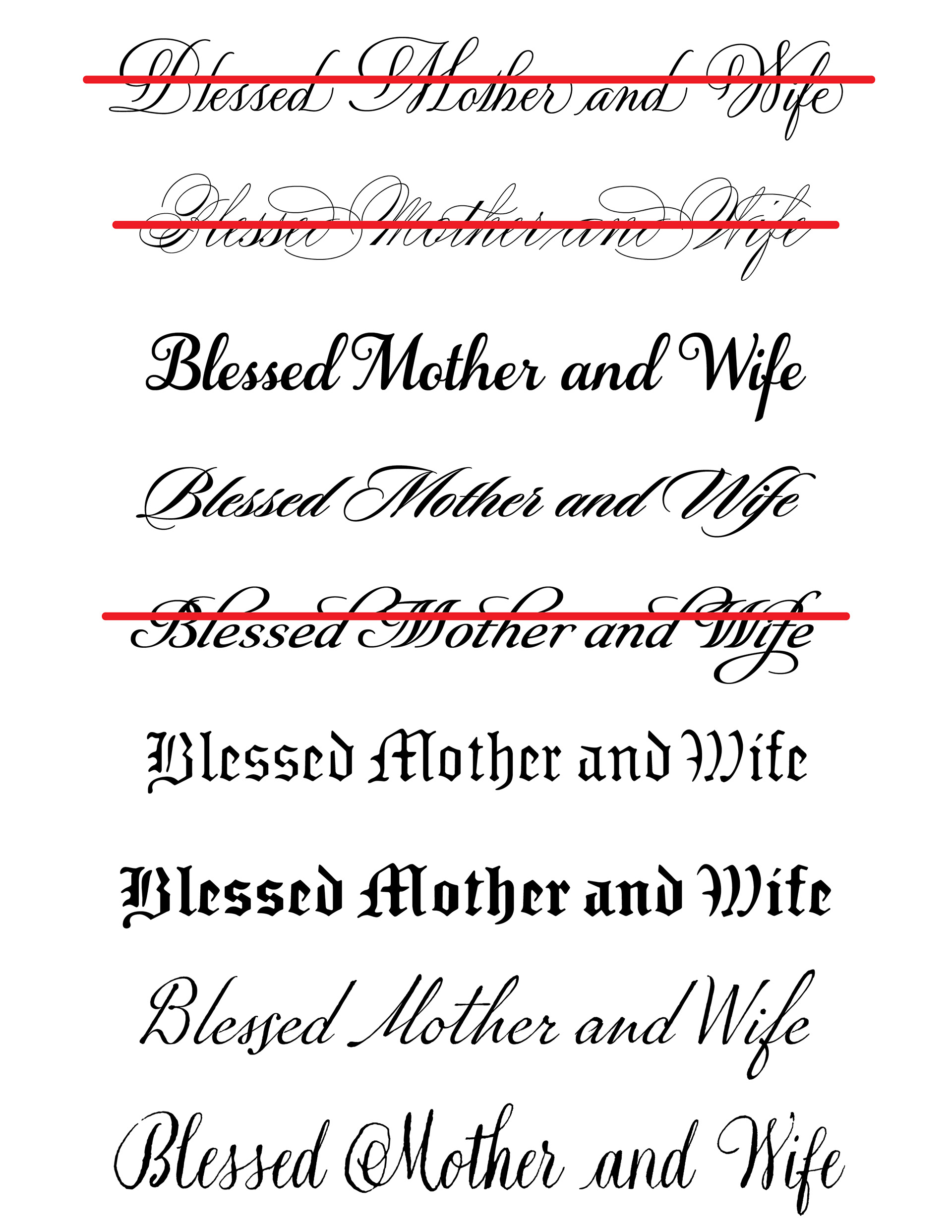 Font Exploration (English)