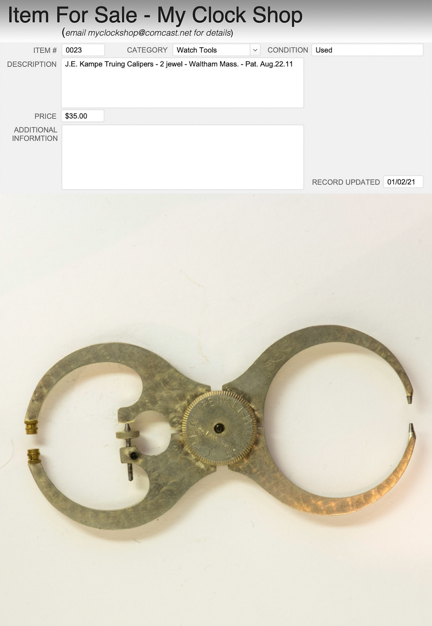 Item # 0023