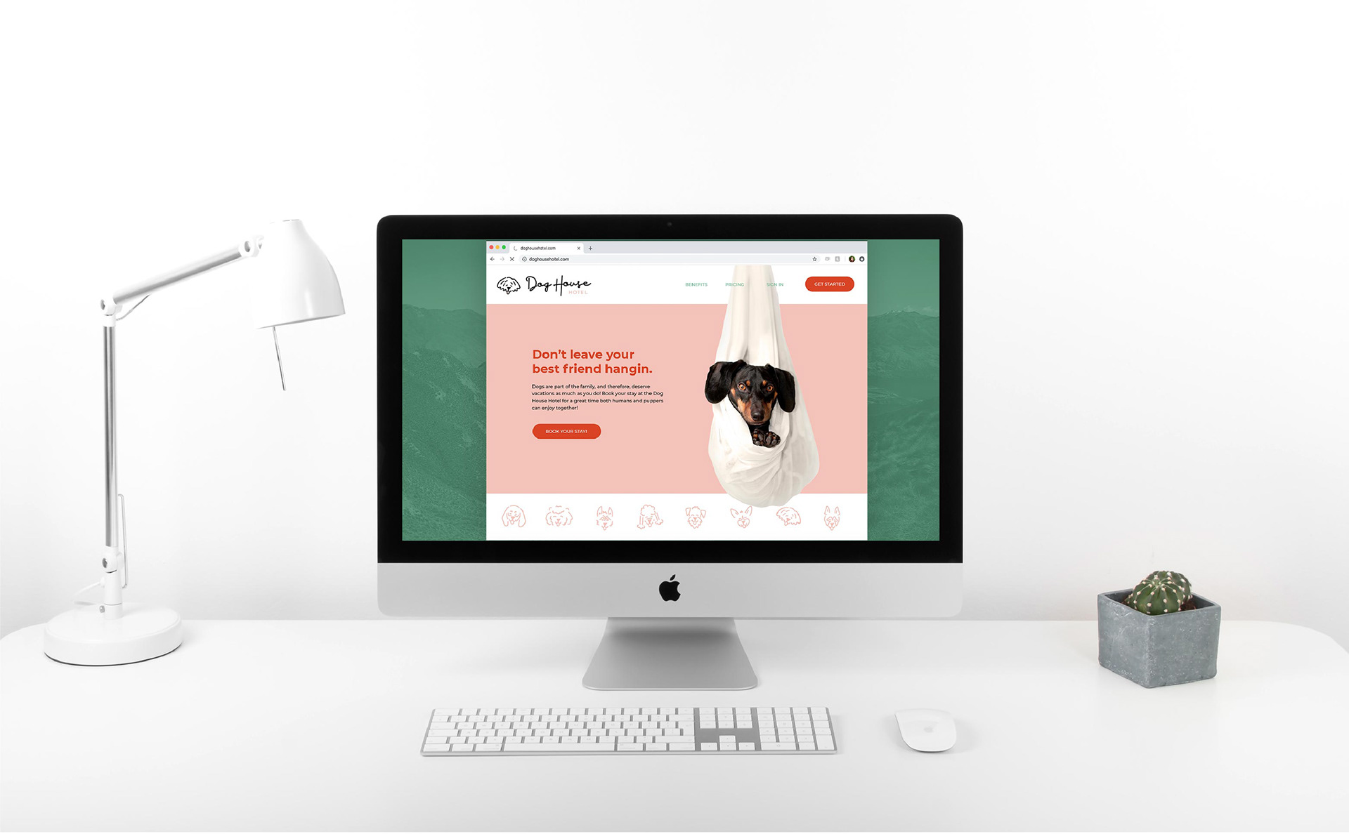 Maddy Van Orman Dog House Hotel Branding