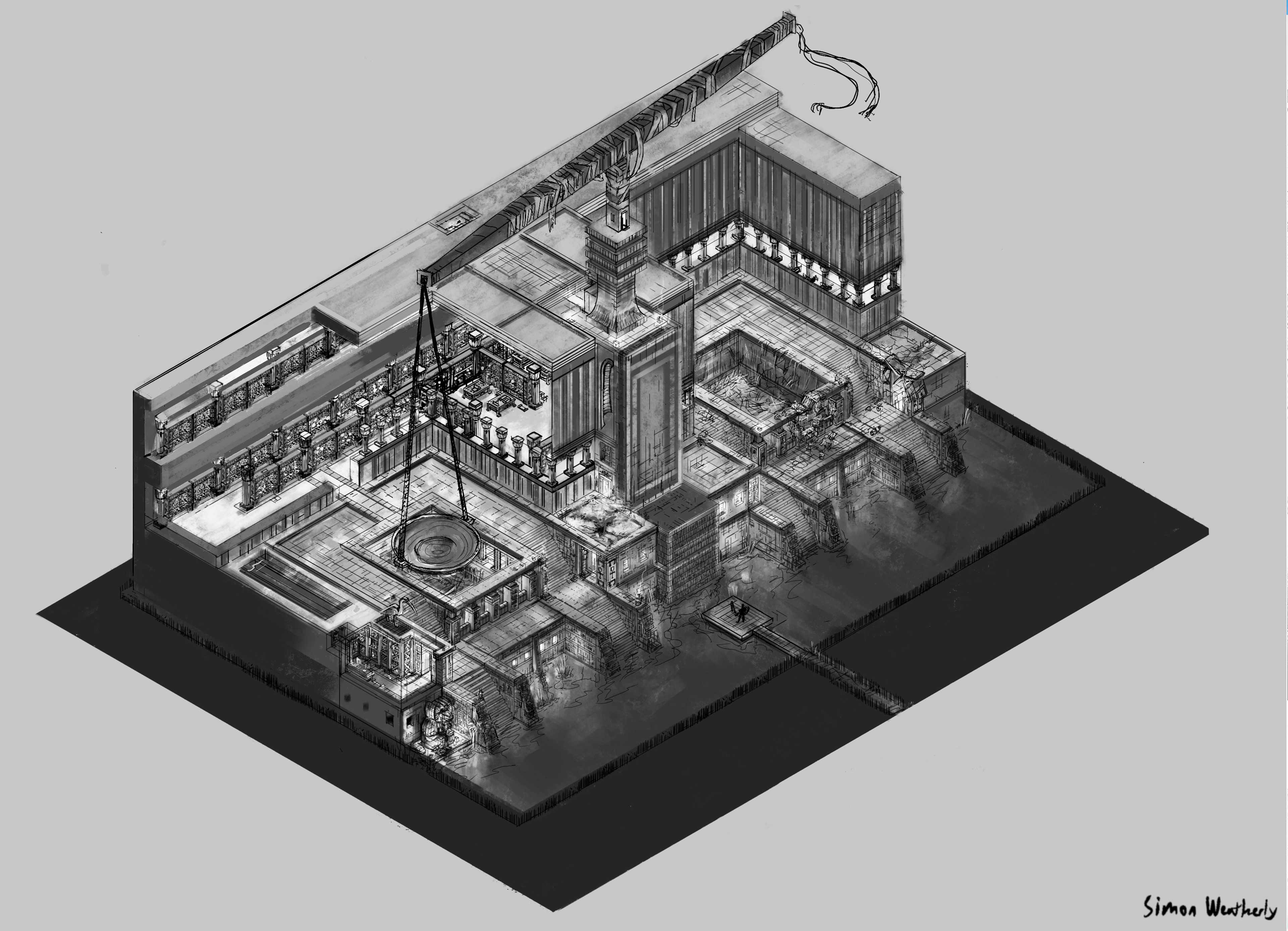 Isometric Ancient Egyptian Themed Level Design