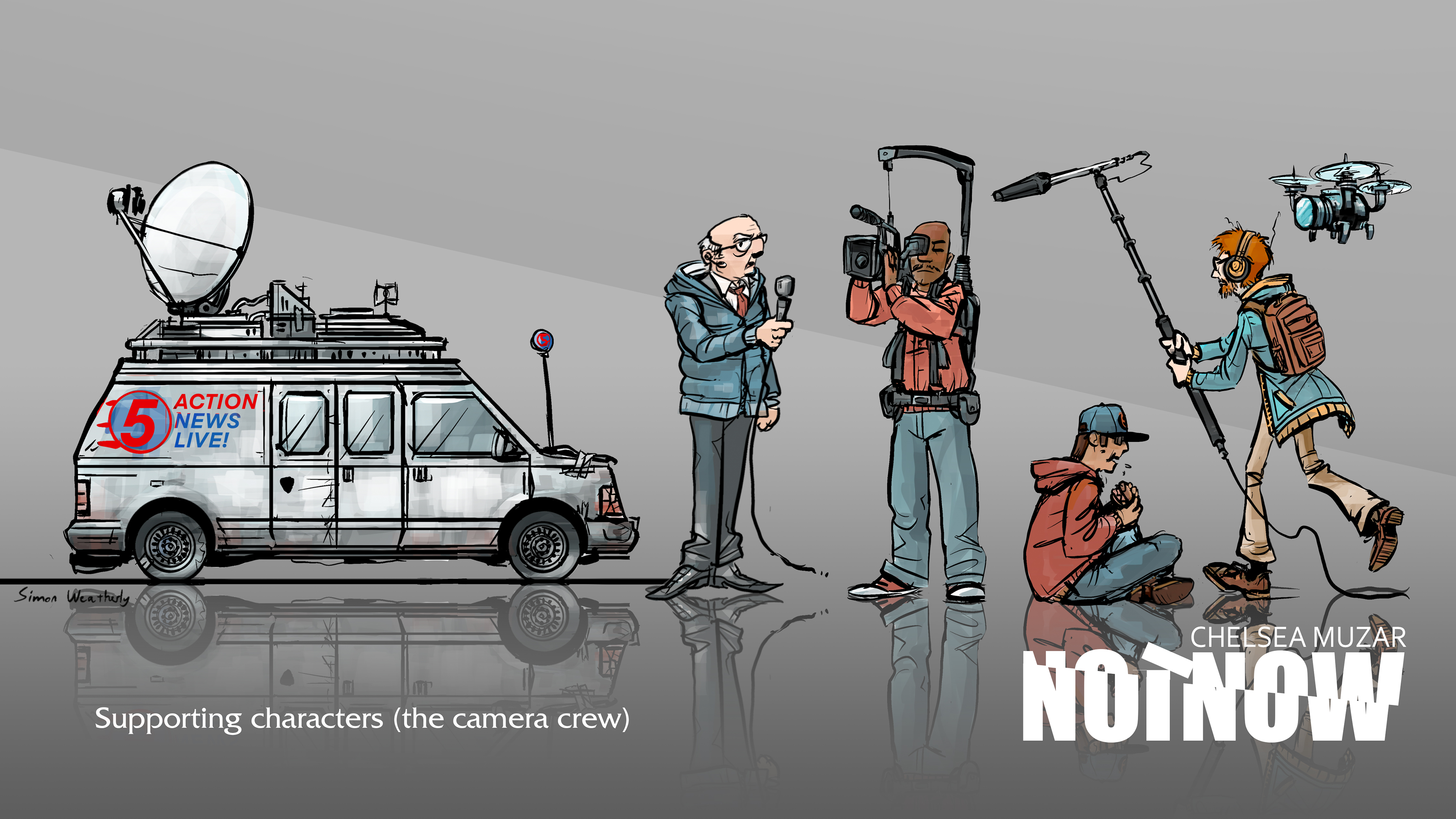 Not Now Channel 5 News Crew